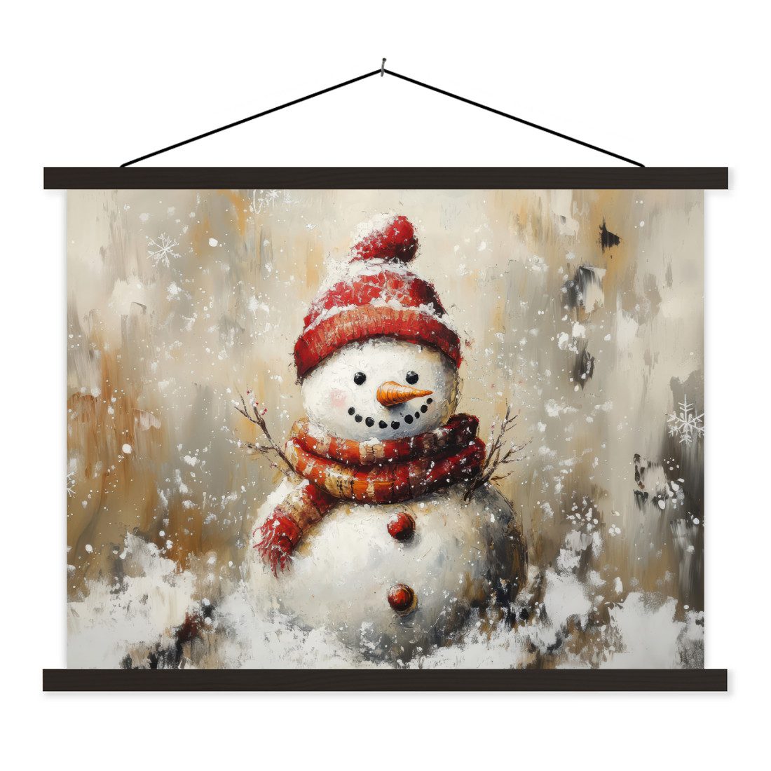 MuchoWow Poster Schneemann - Winter - günstig online kaufen