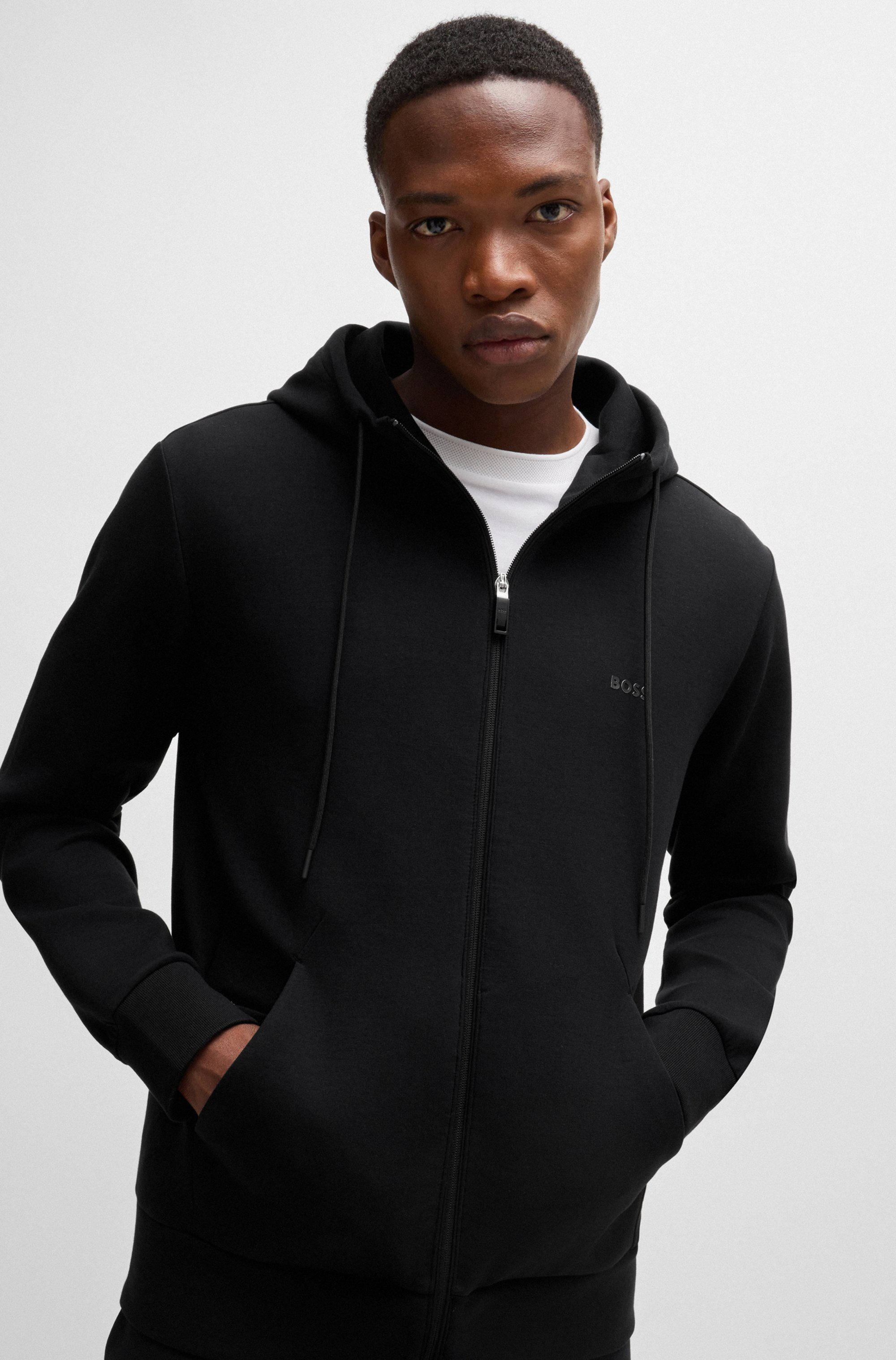BOSS GREEN Kapuzensweatjacke Saggy mit BOSS günstig online kaufen