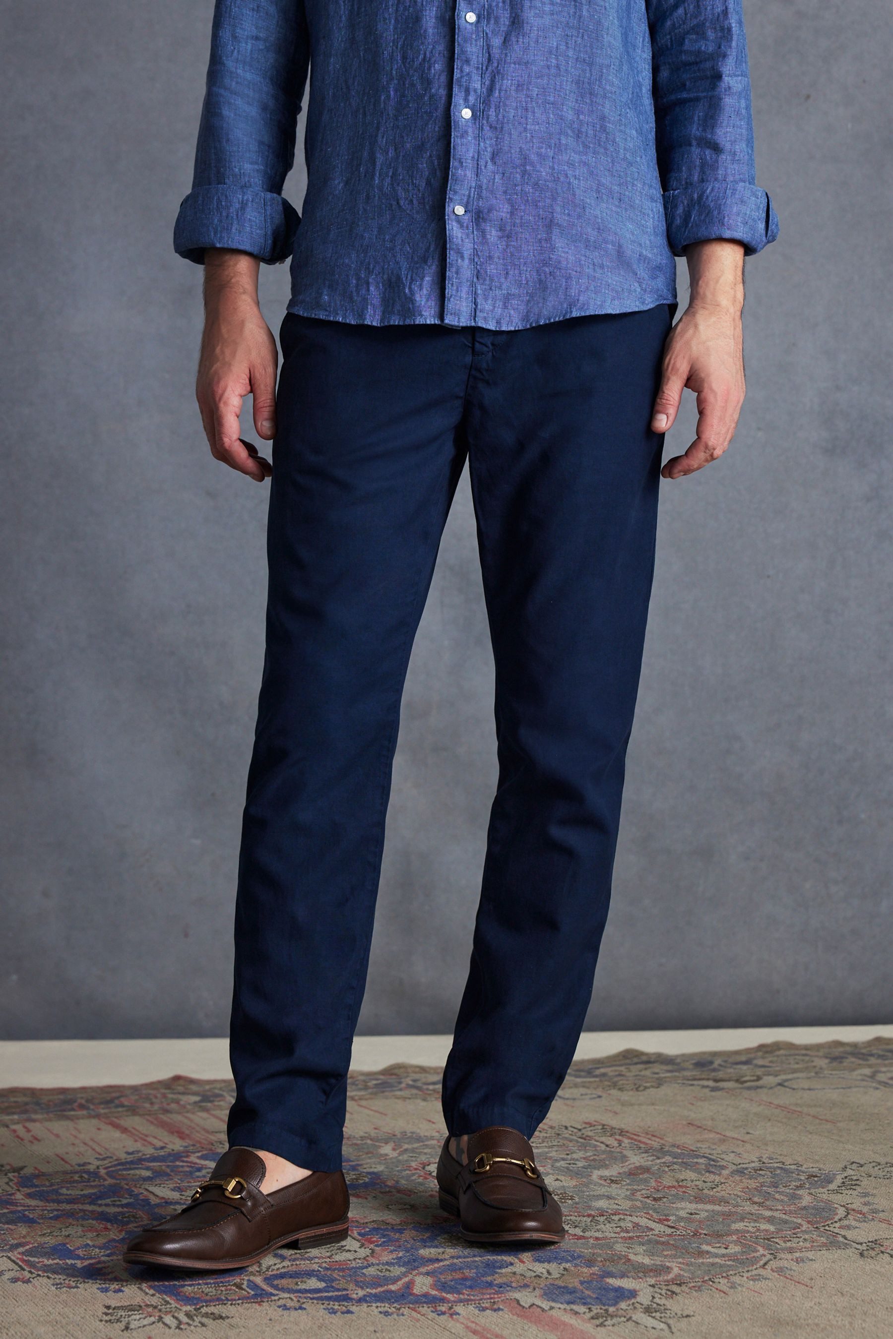 Next Schlupfhose Premium Slim Fit Hose günstig online kaufen