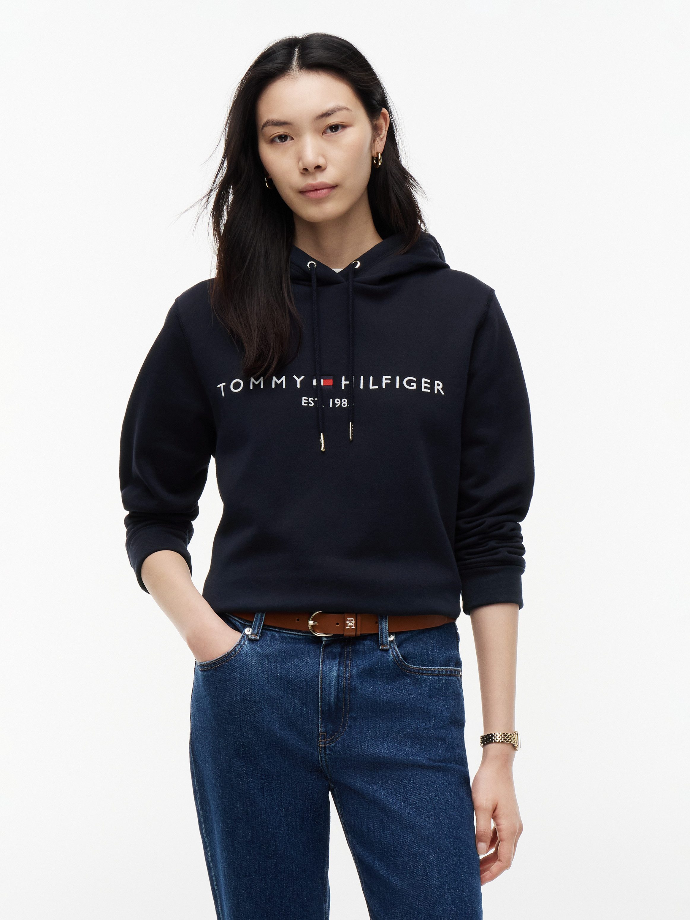 Tommy Hilfiger Kapuzensweatshirt mit Tommy Hilfiger Logostickerei