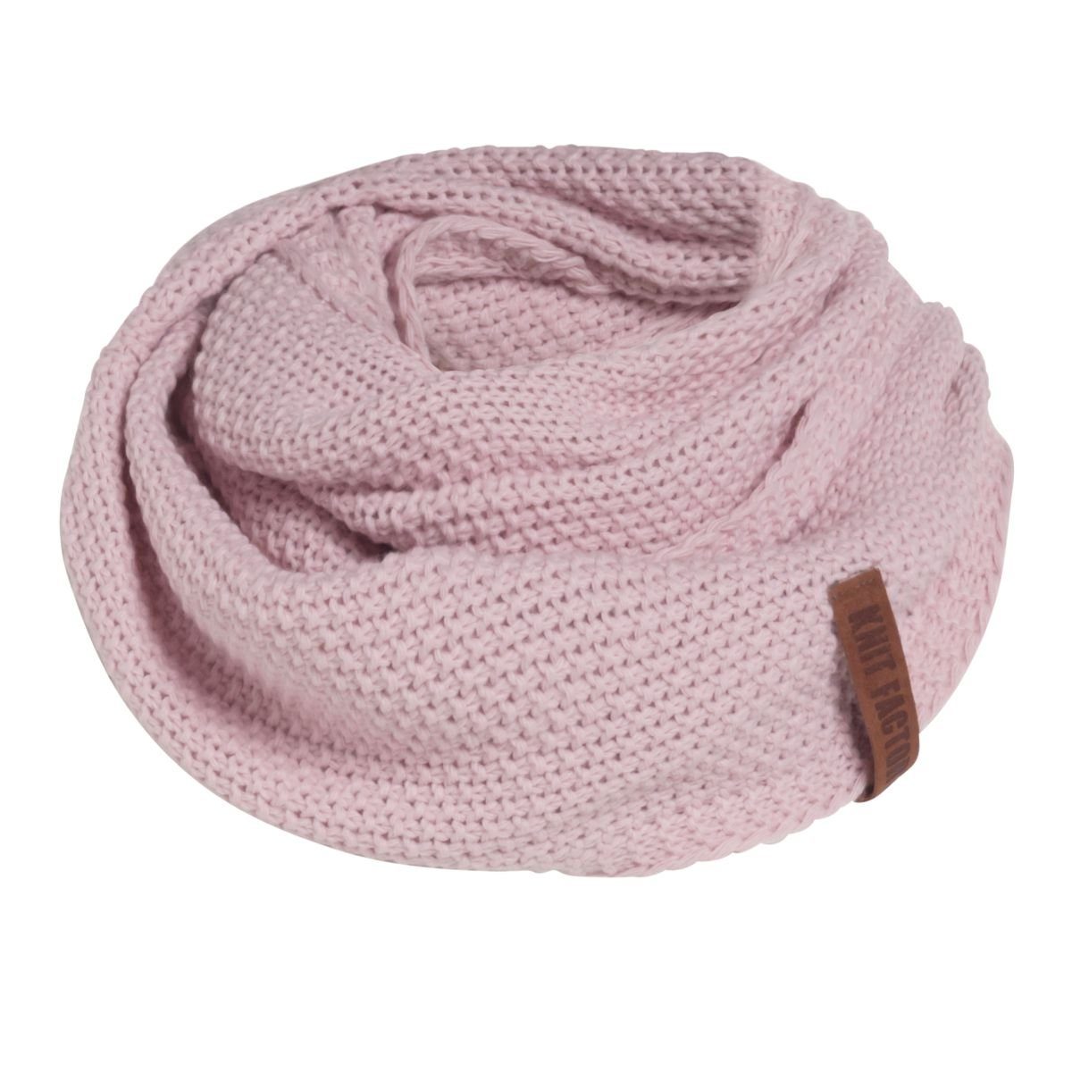 Rosa, One Coco Tuch Schals Size Strickschal Glatt Strickware Schal Factory Umhängetuch (1-St), Knit Schal