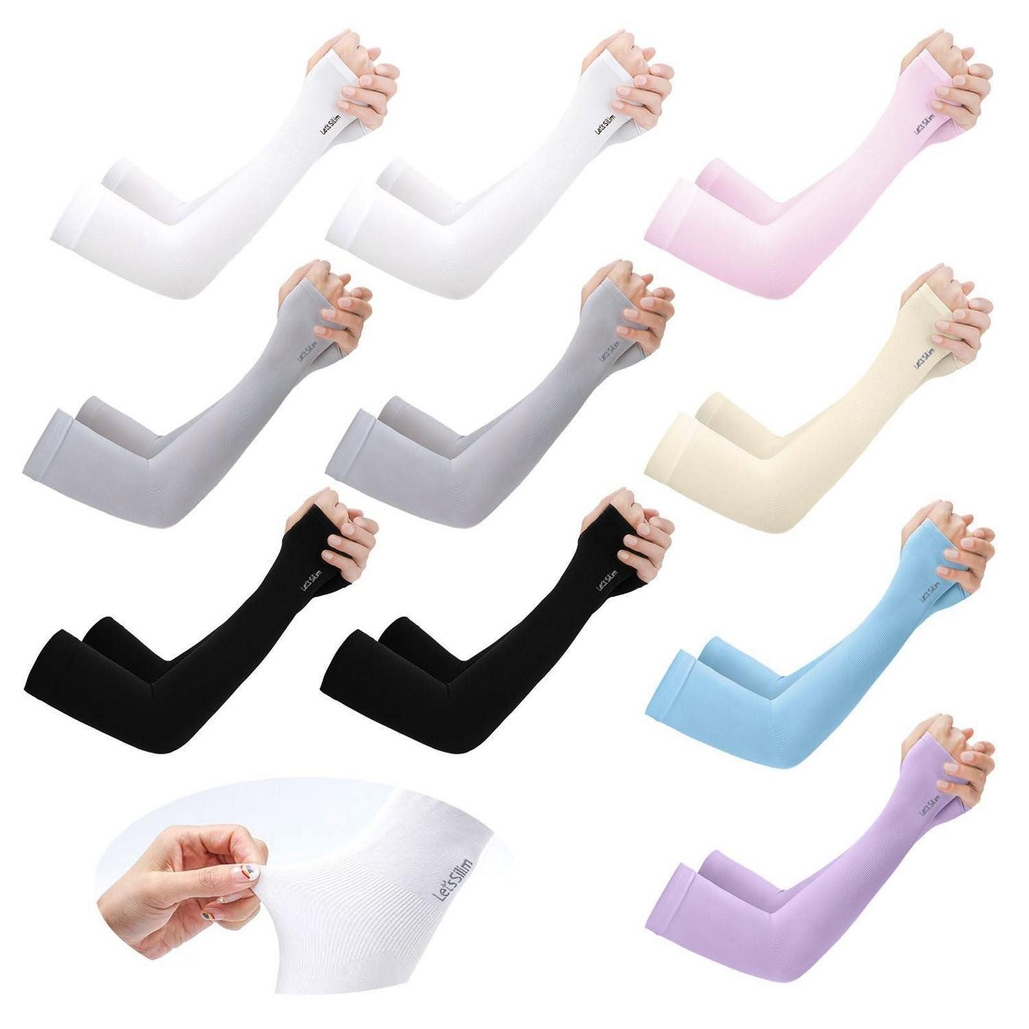 LuxusKollektion Armlinge Arm Sleeves Kühl Ärmlinge UV Schutz 10 Paar