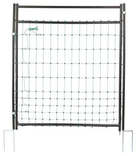 Kerbl Hühnerzaun Kerbl Tür für Elektrozaunnetz für Netze bis 106 cm, Öffnungsbreite 86