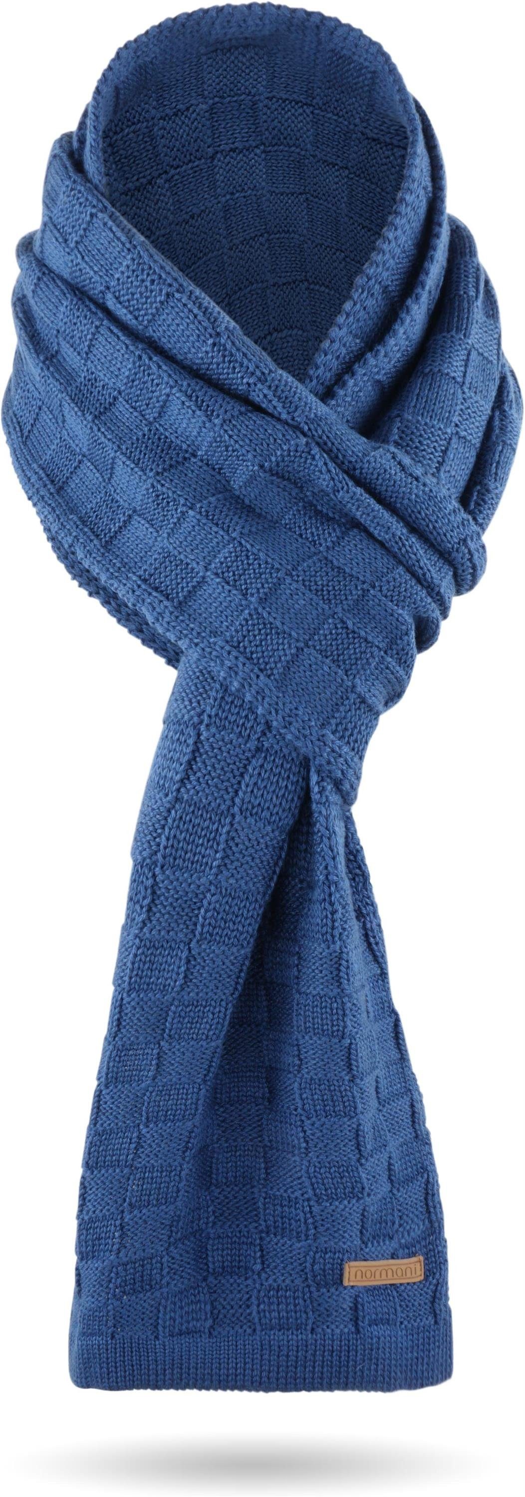 normani Wollschal Merinowoll-Schal mit Design Yuma, Winterschal Halsschlauch Halswärmer Gesichtsschal Schlauchschal für Damen und Herren