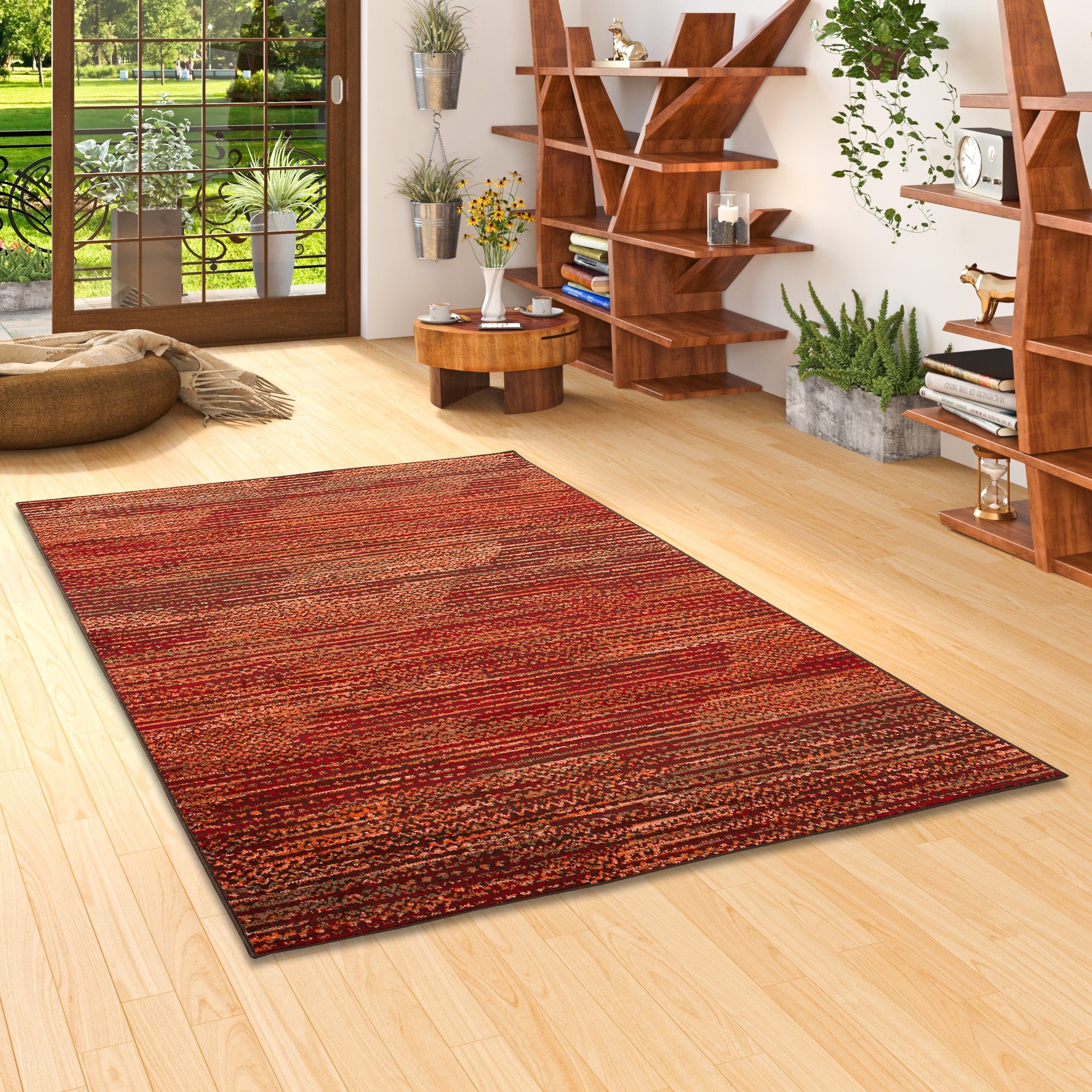 Pergamon Designteppich Designer Teppich Samba Verlauf, Rechteckig, Höhe: 13 mm