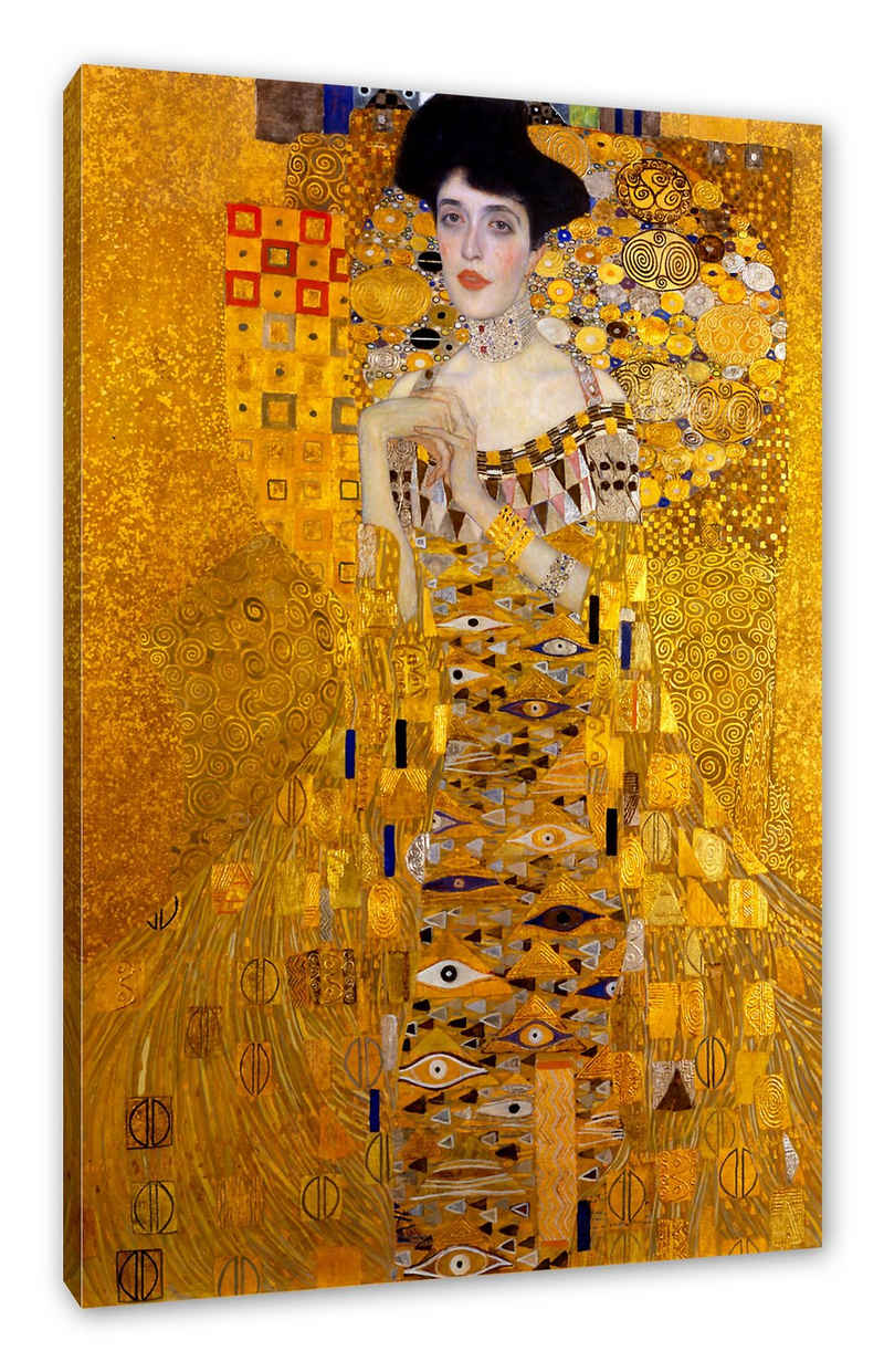 Pixxprint Leinwandbild »Gustav Klimt - Adele Bloch-Bauer I«, Wanddekoration (1 St), Leinwandbild fertig bespannt, inkl. Zackenaufhänger