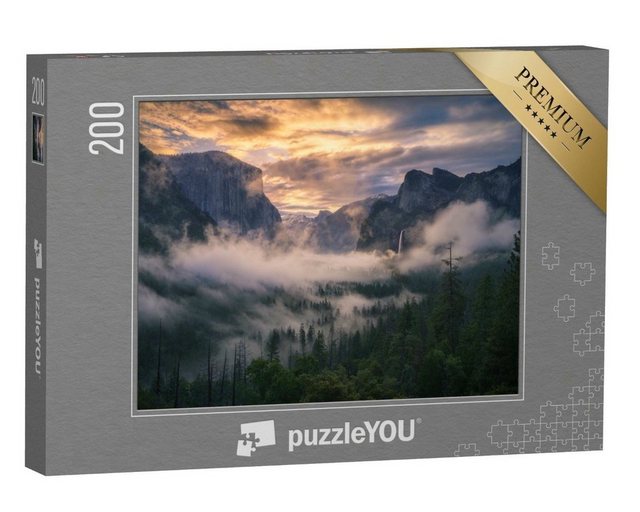 puzzleYOU Puzzle Yosemite Nationalpark, Kalifornien, USA, 200 Puzzleteile, puzzleYOU-Kollektionen Yosemite, Kalifornien