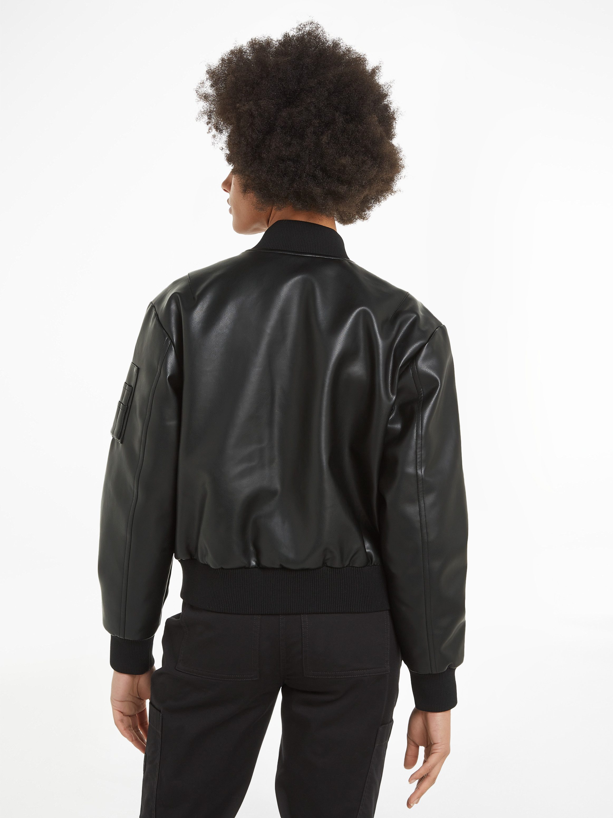 Calvin Klein Jeans Collegejacke FAUX LEATHER günstig online kaufen