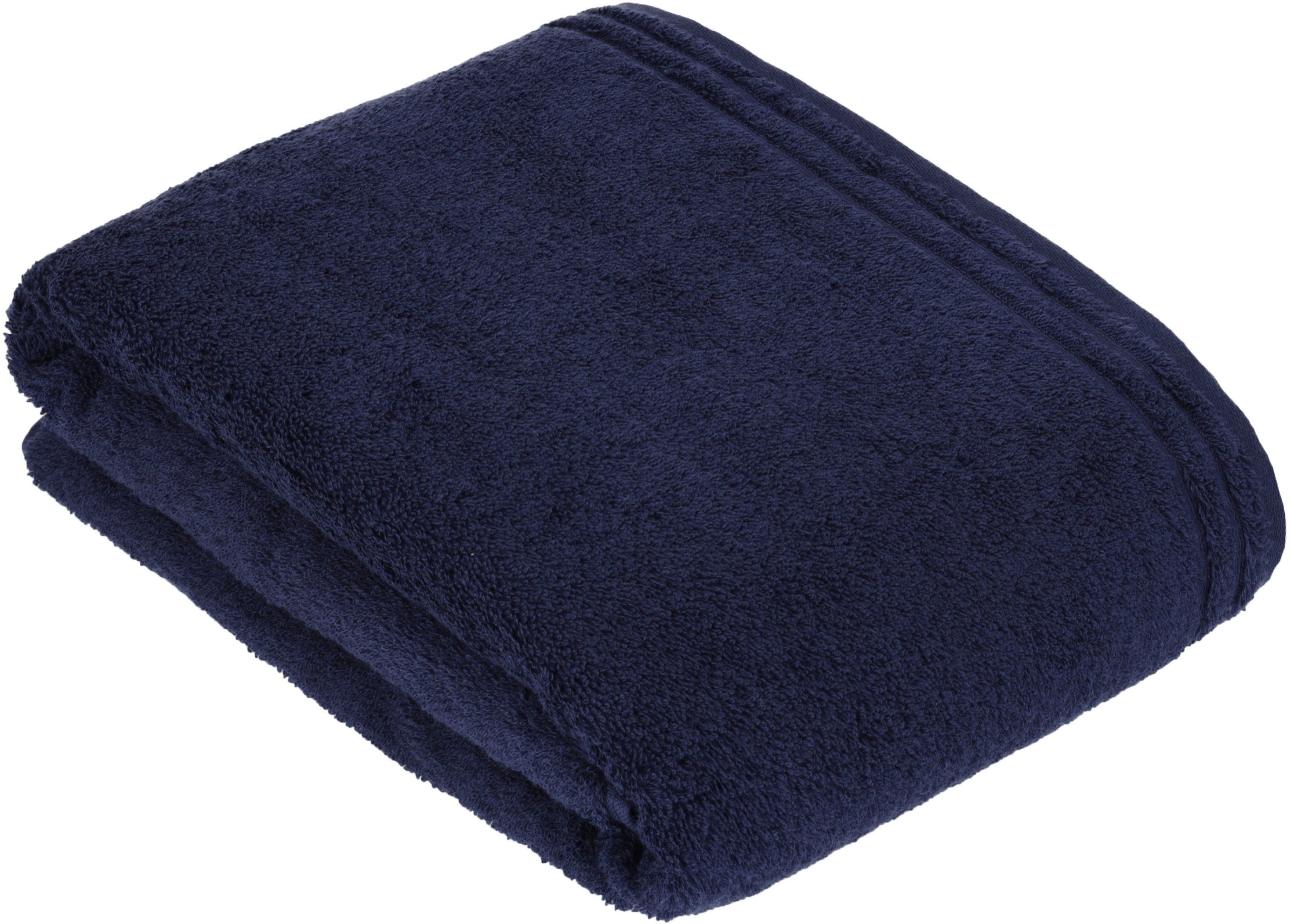 Vossen Badetuch Calypso Feeling, Walkfrottee (2-St), mit schmaler Bordüre, aus 100% hochwerter Baumwolle, Vegan, einfarbig