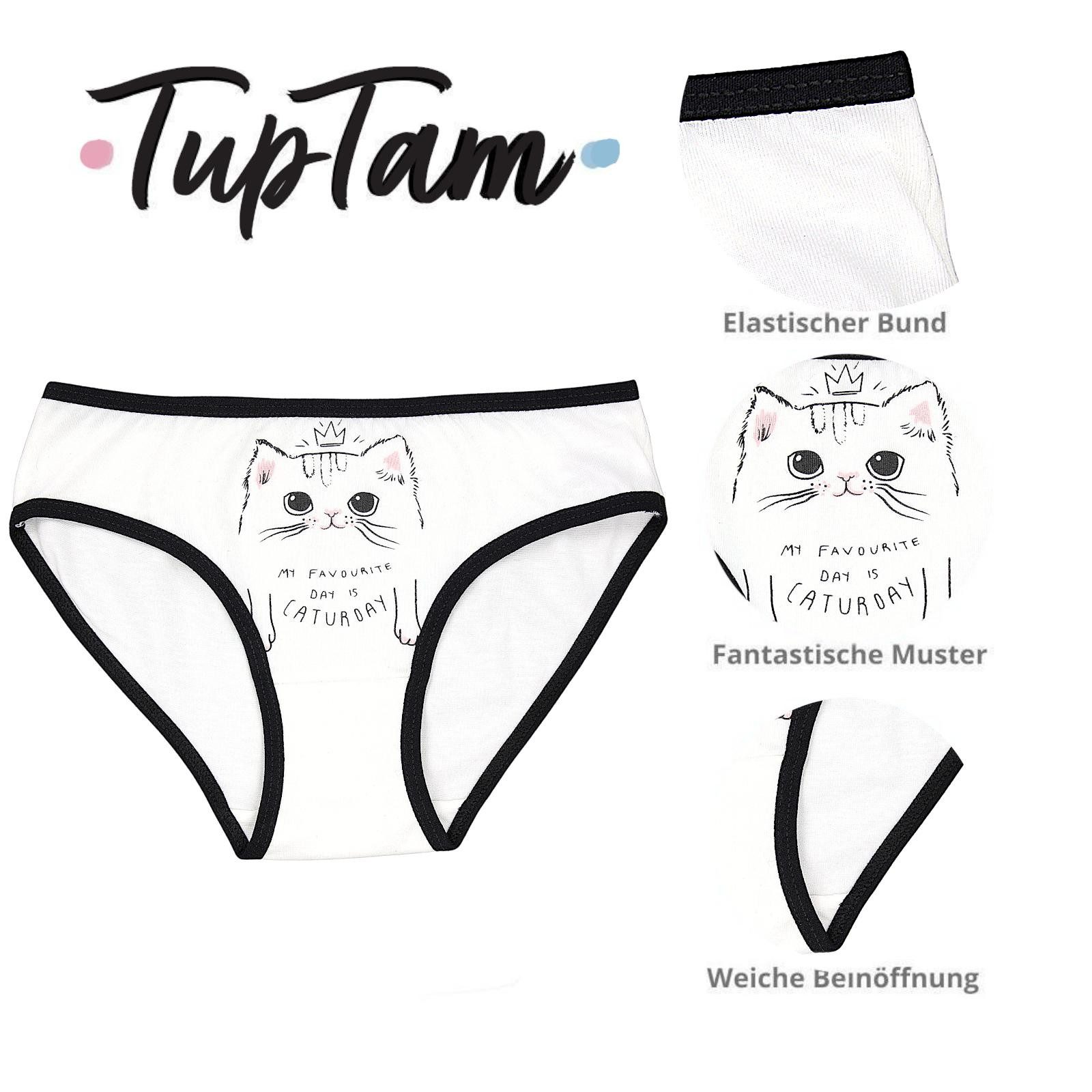TupTam Slip TupTam Mädchen Slips mit Aufdruck 10er Pack