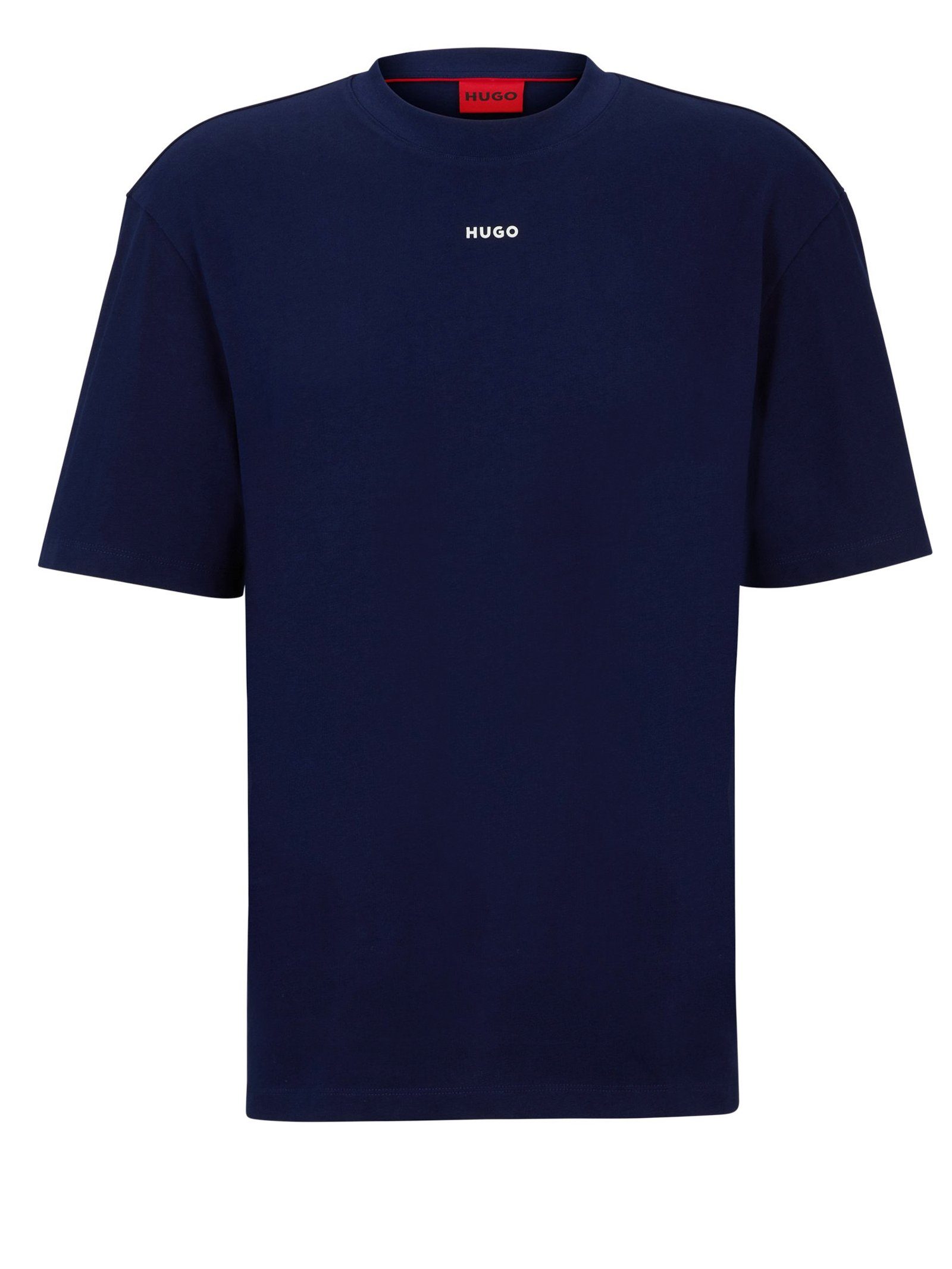HUGO T-Shirt Dapolino (1-tlg) Blau (412)