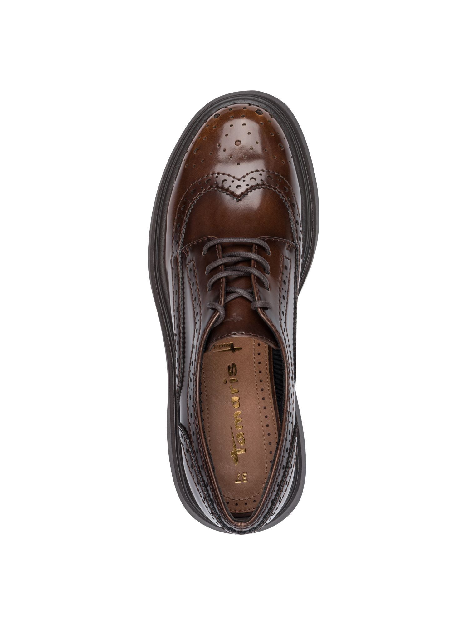 Tamaris mit Absatz kein Absatz 1-23619-45 Schnürschuh