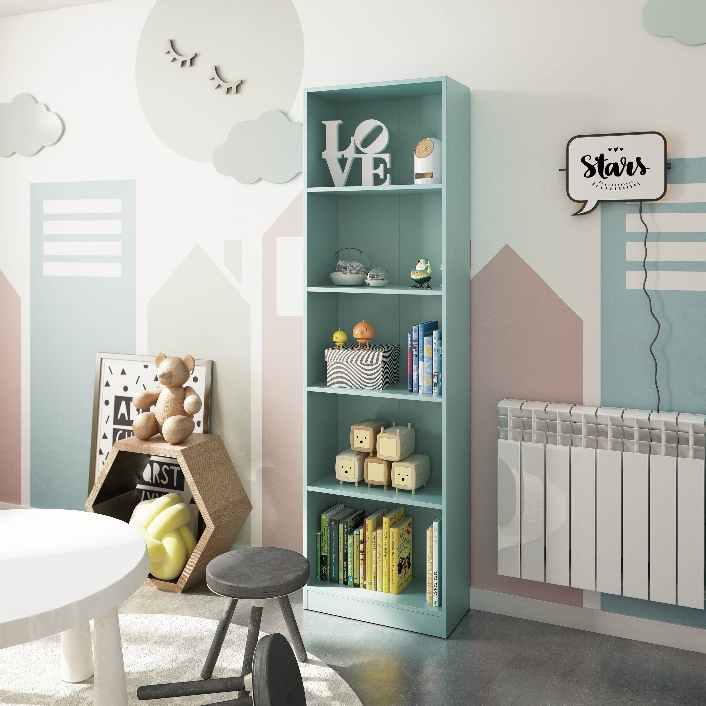 freiraum Bücherregal i-JOY, in Aqua-Grün - günstig online kaufen