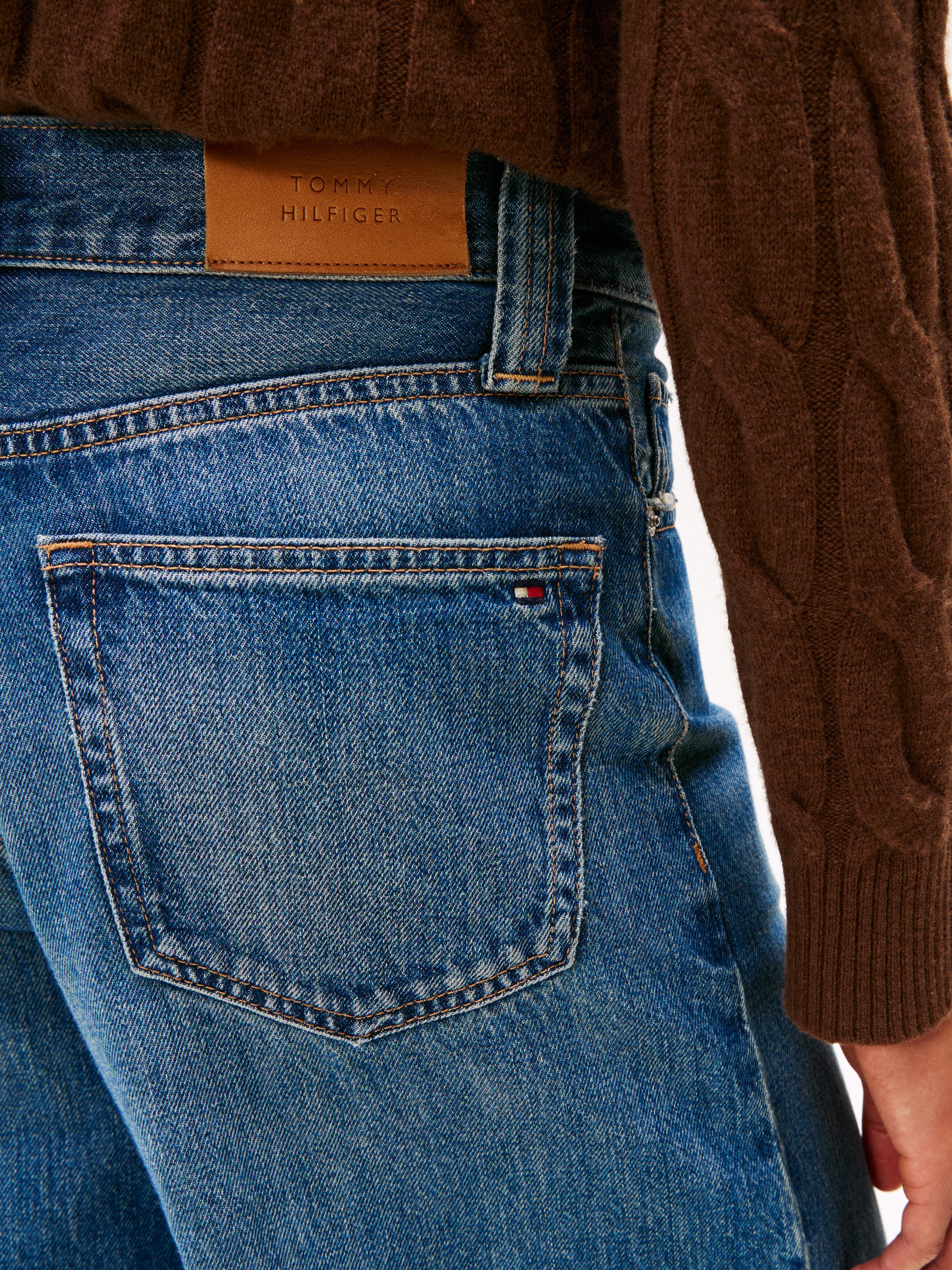 Tommy Hilfiger High-waist-Jeans DNM KRIS 70's WIDE LEG HW