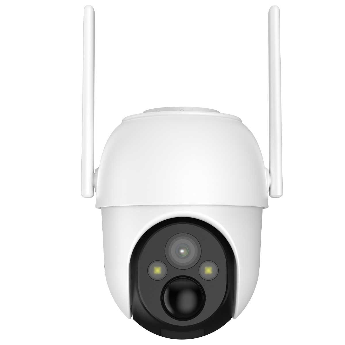 Arenti Überwachungskamera Arenti GO2T&SP2 3 MP batteriebetriebene WLAN Überwachungskamera (inklusive Solarpanel, 360° Schwenk-Neige-Funktion, automatische Verfolgung)