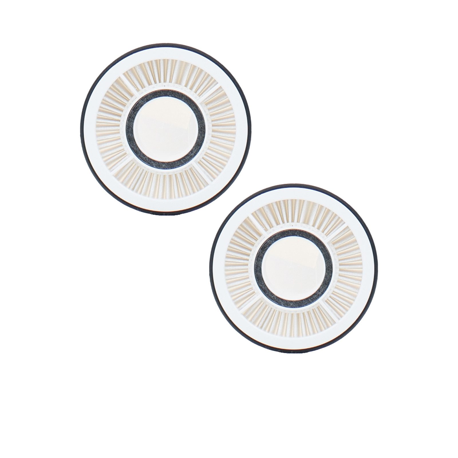 Genius Saugfilter INVICTUS X4 PRO Filter Set 2-tlg. (2er Set, Zubehör), beste Reinigungsergebnisse, einfache Reinigung-durch ausklopfen