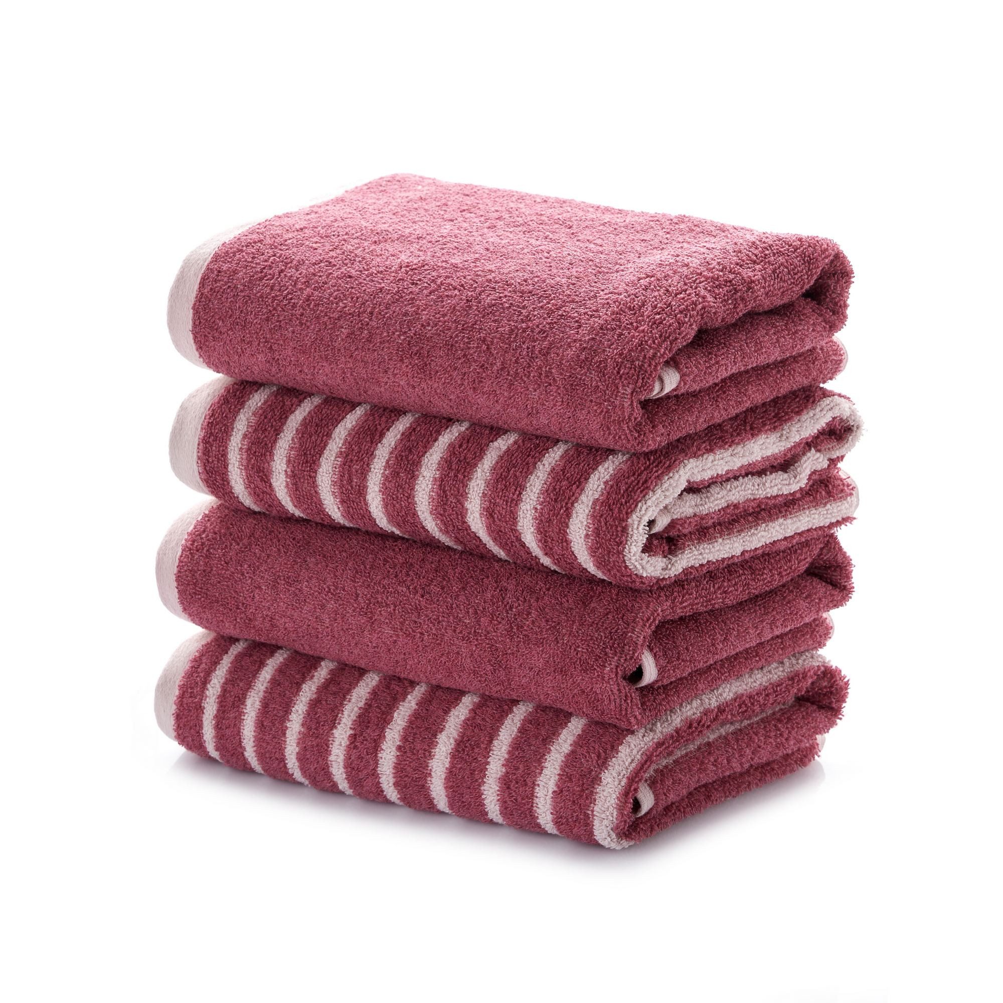 L'Essentiel Maison Handtücher Stripe Melange, Frottee (4-St), 100 % Baumwolle