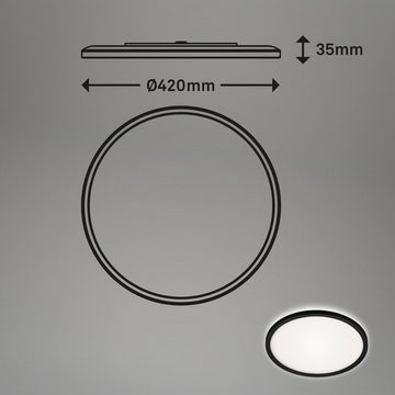 Briloner Leuchten LED Deckenleuchte 3643-415, LED fest verbaut, Neutralweiß