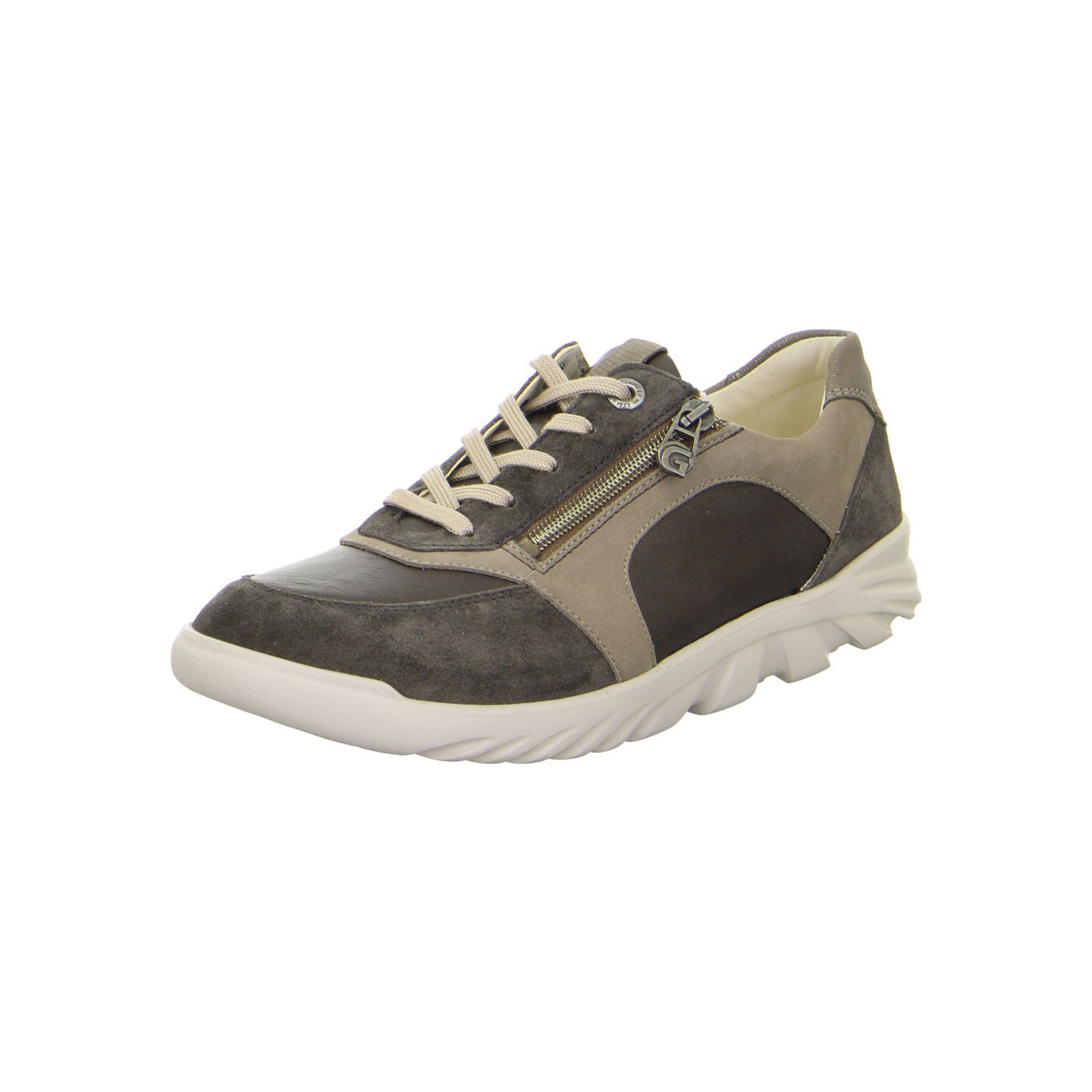 Scarpe da ginnastica Dek unisex in tela con lacci, bianco