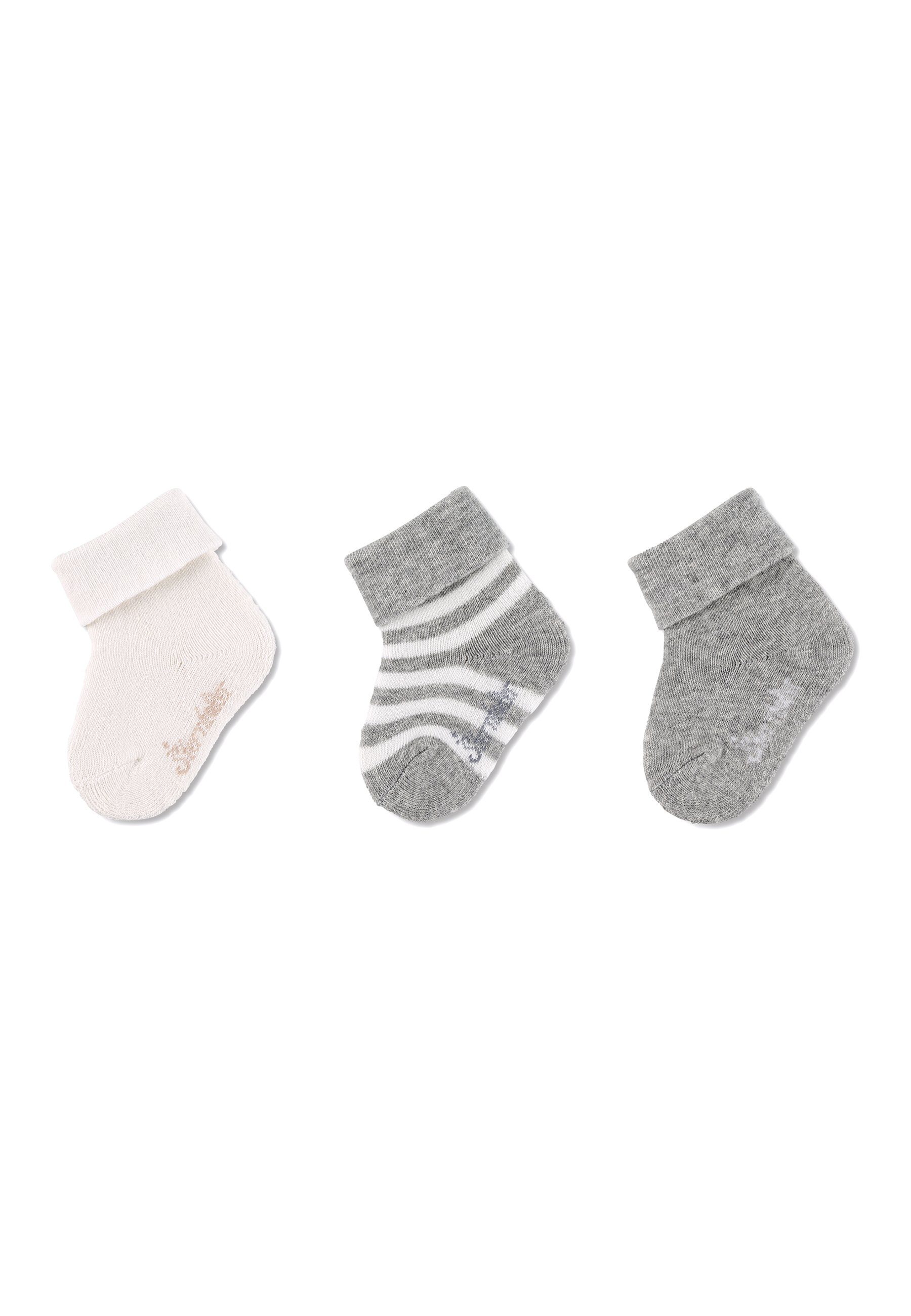 Basicsocken GOTS Baby Socken 3er-Pack Ringel