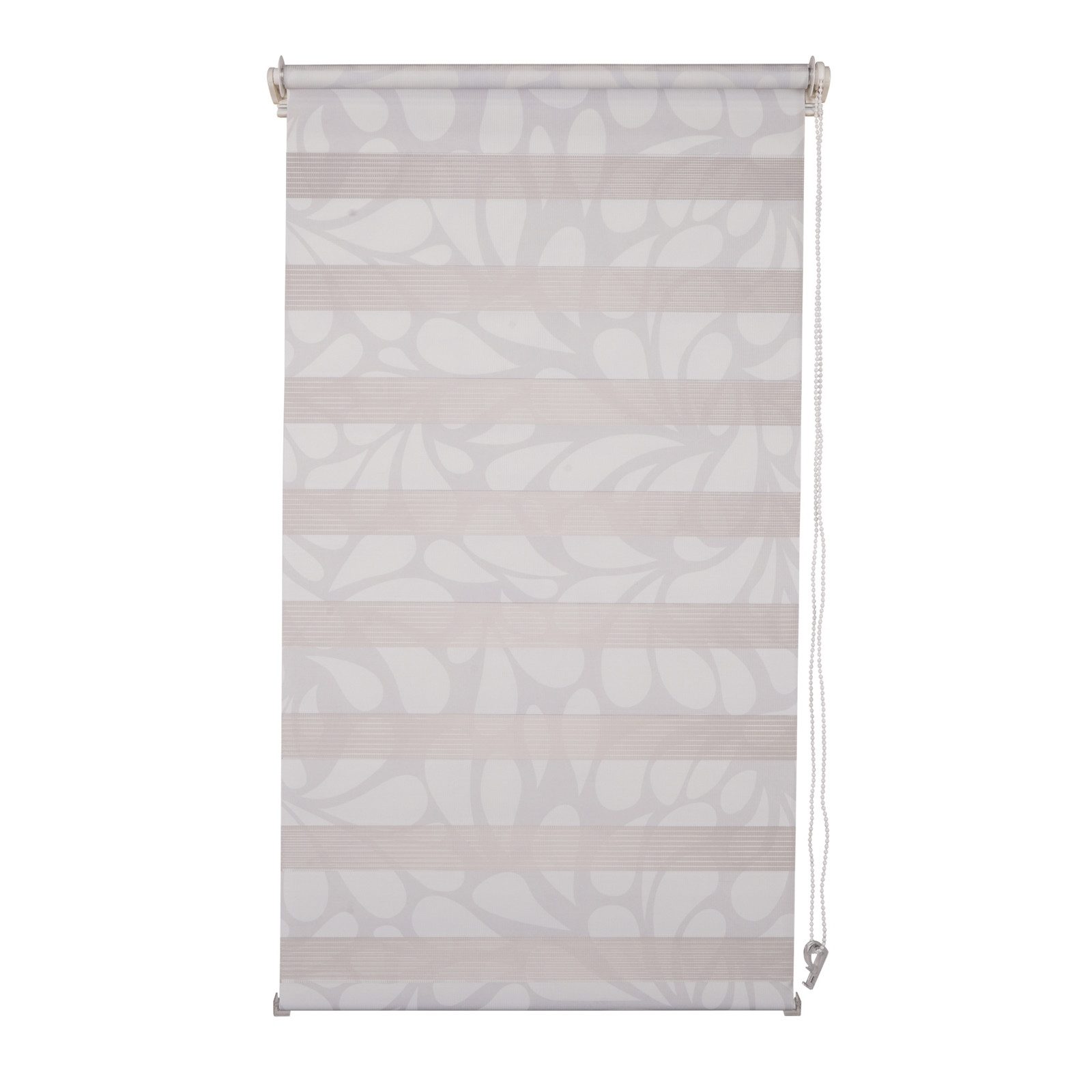 Doppelrollo Doppelrollo gemustert 100 x 150 Marisol, HTI-Living, ohne Bohren, Klemmfix, Klemmfix, Festmaß freihängend ohne Bohren Klemmfix