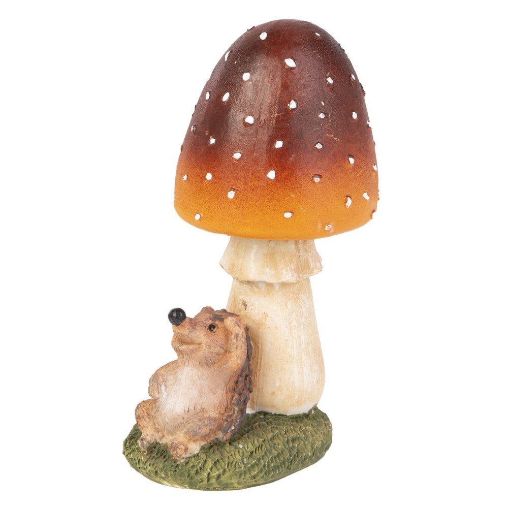 MICA Dekofigur Fliegenpilz mit Igel - günstig online kaufen