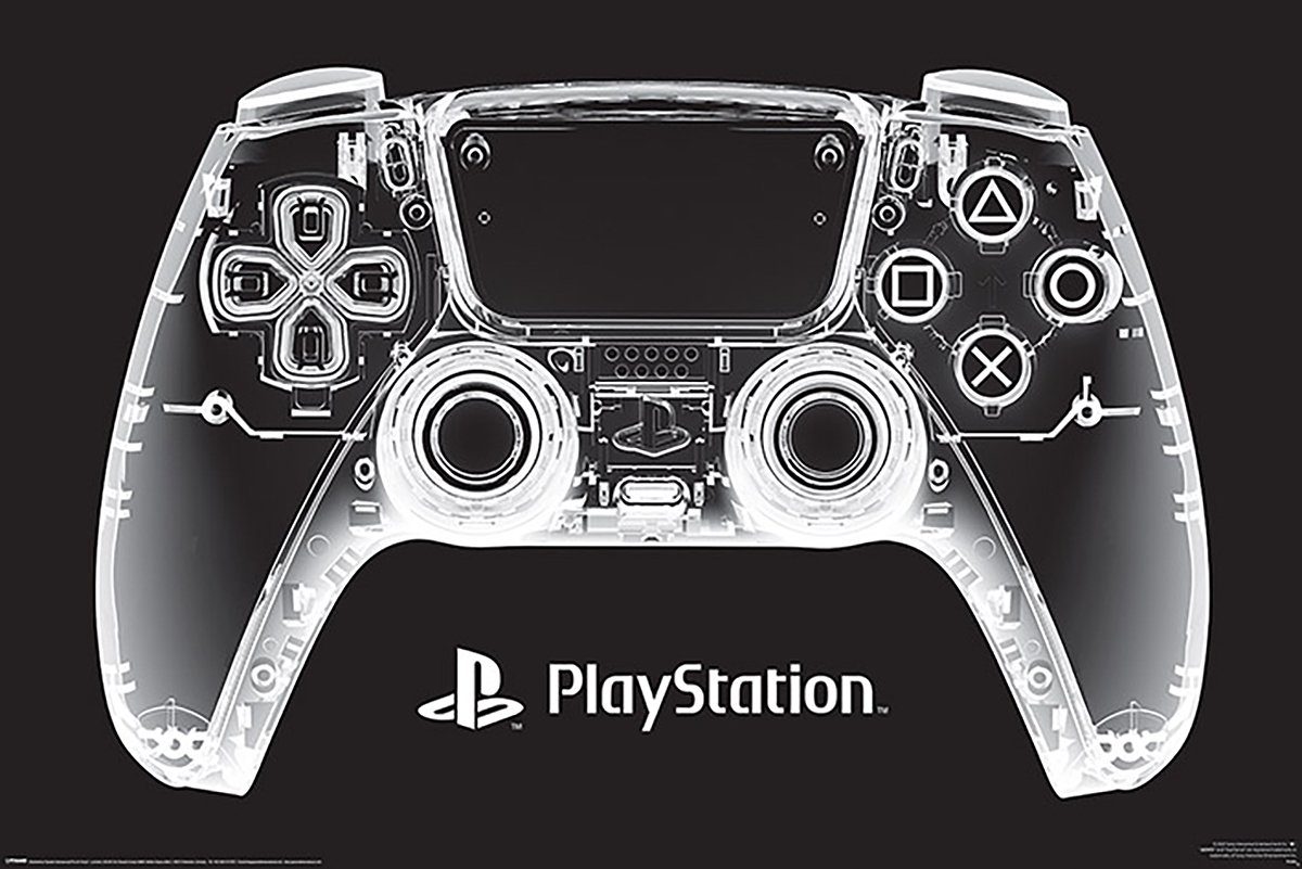 PYRAMID Poster PlayStation Poster XRay Pad 91,5 x 61 cm