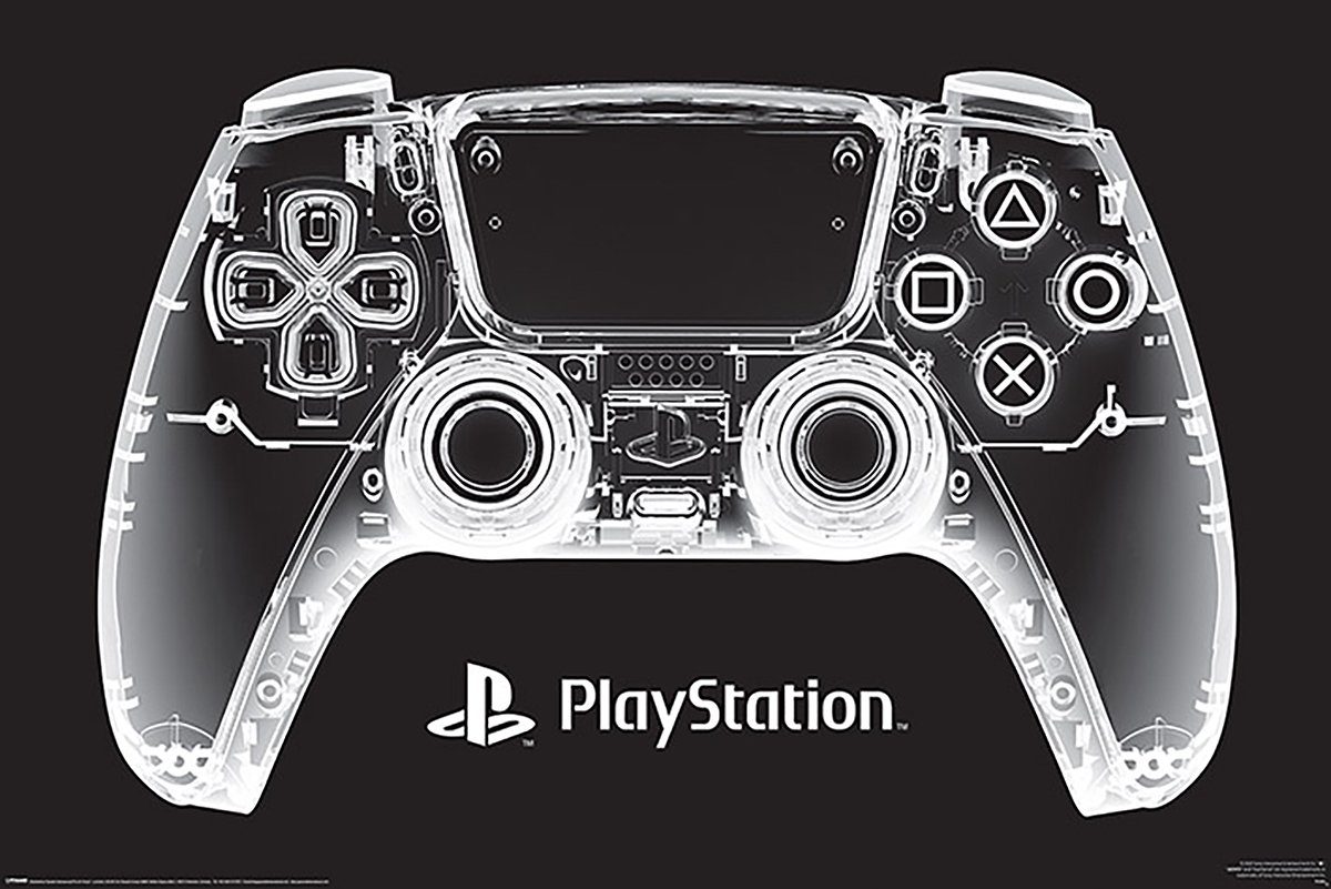 PYRAMID Poster PlayStation Poster XRay Pad 91,5 x 61 cm günstig online kaufen