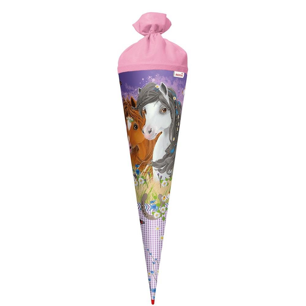 Schultüte Blumenpferde