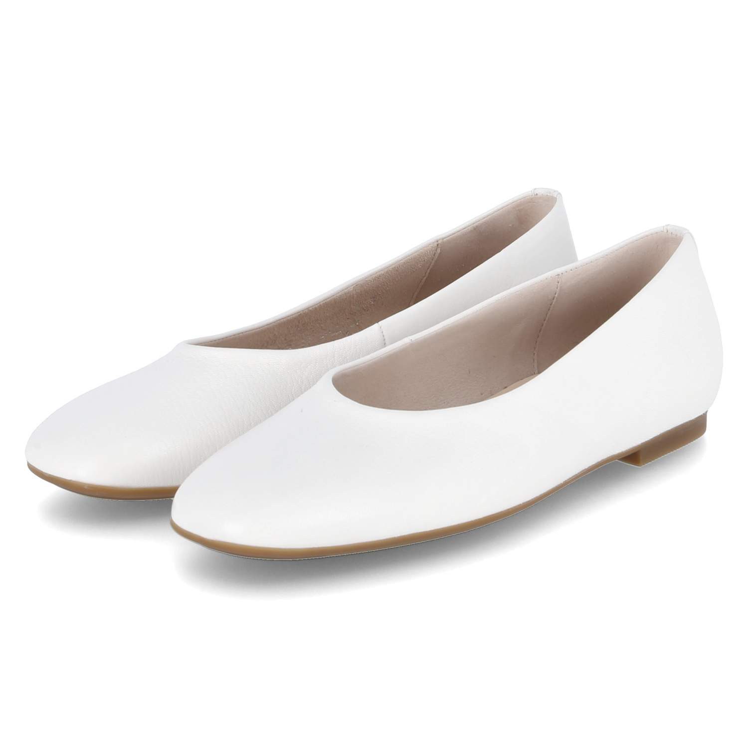 Gabor Gabor 64.140.20 Damen Glattleder white Ballerina