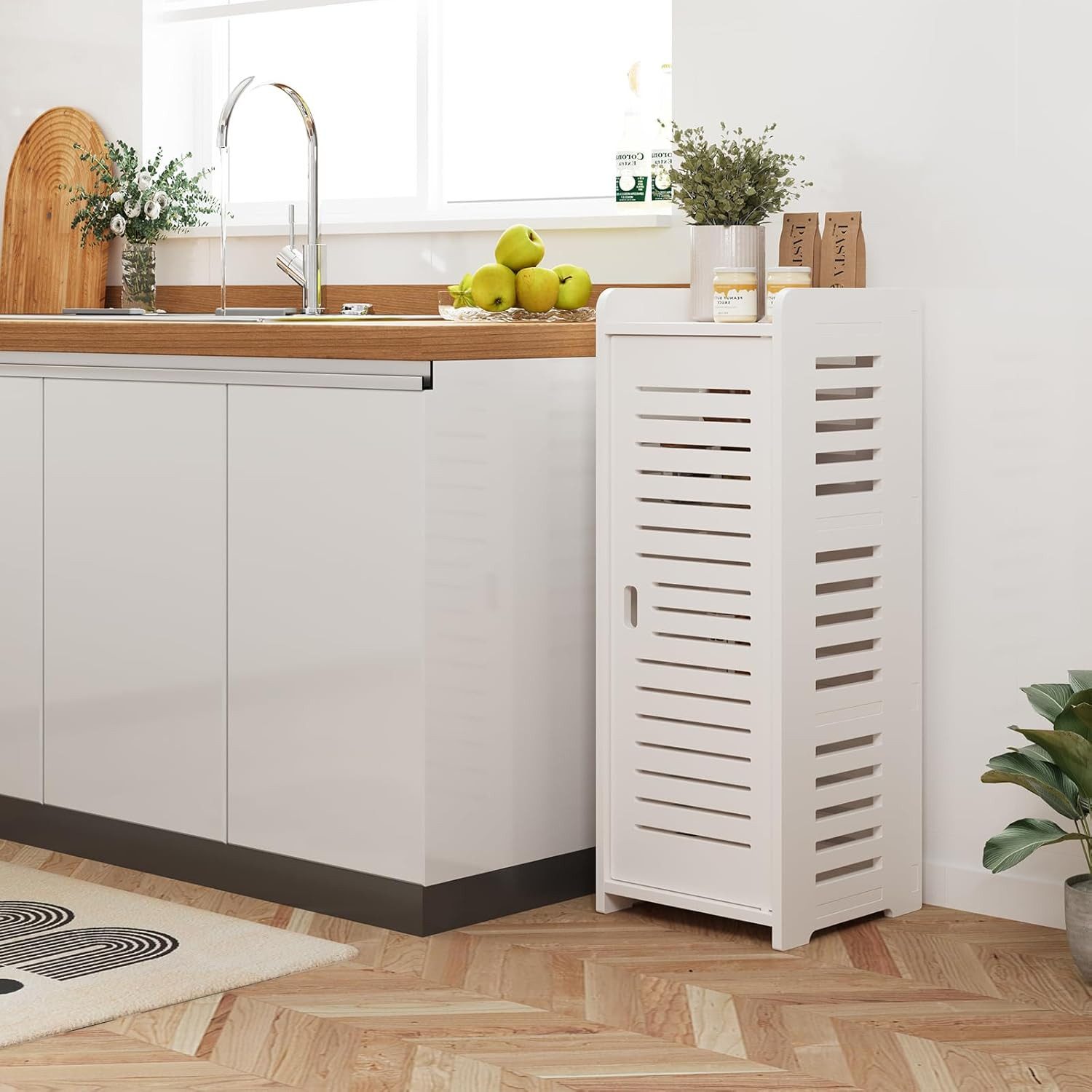 Dripex Beistellschrank Badezimmerschrank, Badschrank schmal, Beistellschran günstig online kaufen