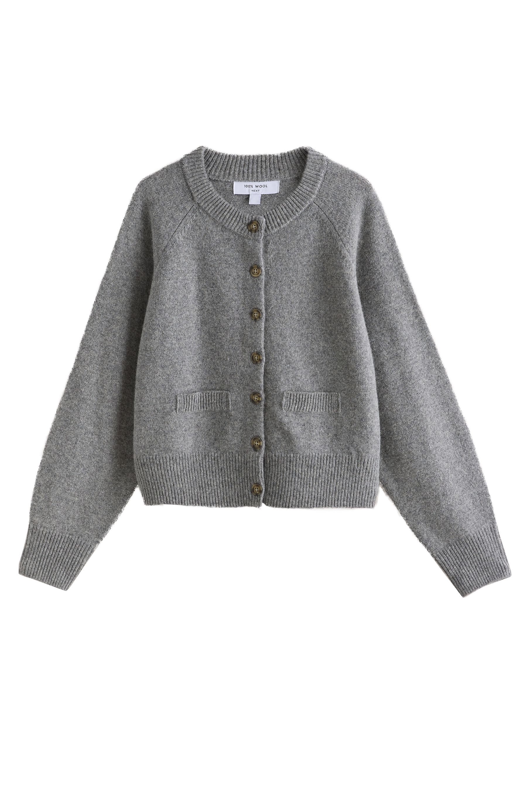 Next Strickjacke N. Premium Strickjacke aus 100 % Merinowolle (1-tlg)