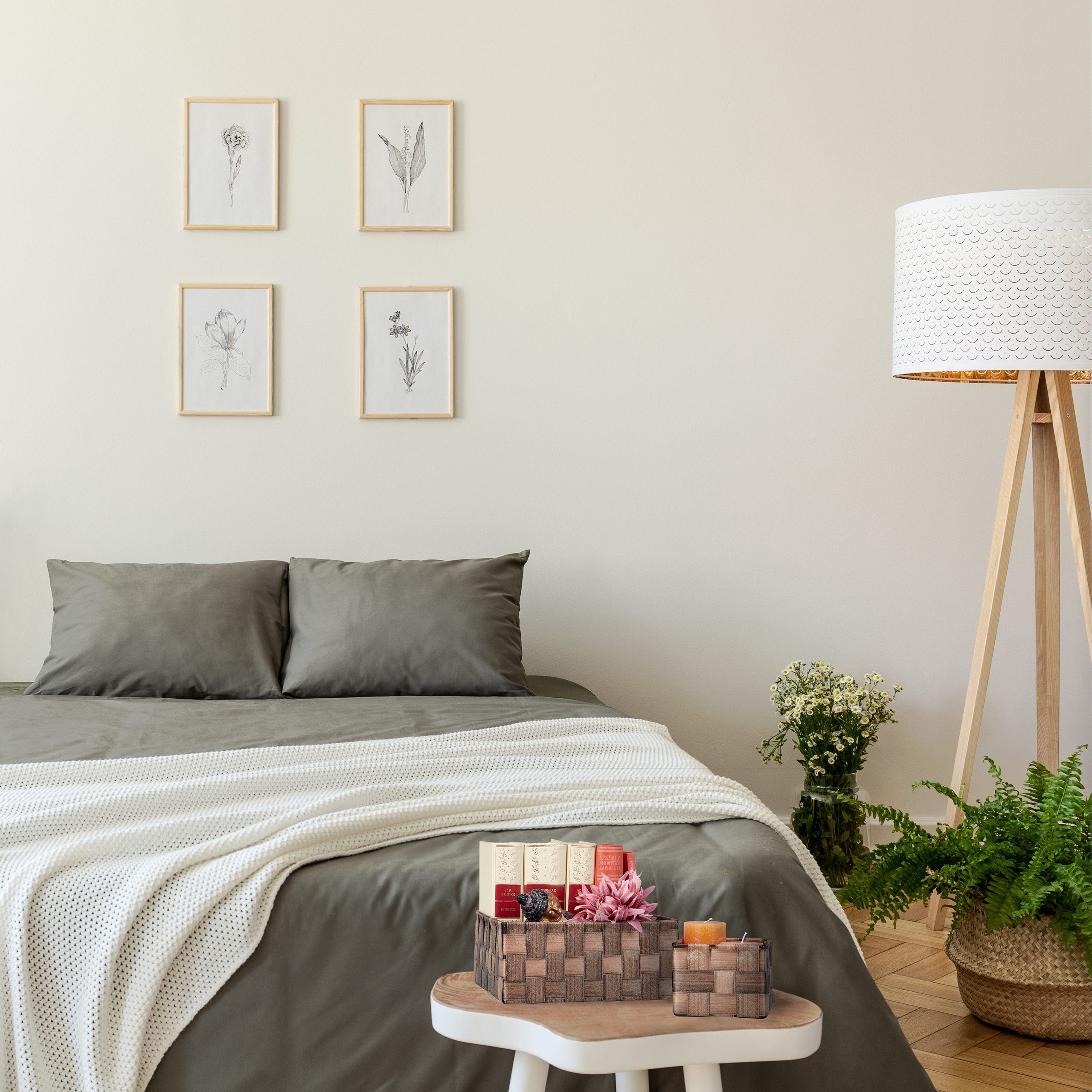 relaxdays Aufbewahrungskorb 6 tlg. Set geflochte, günstig online kaufen