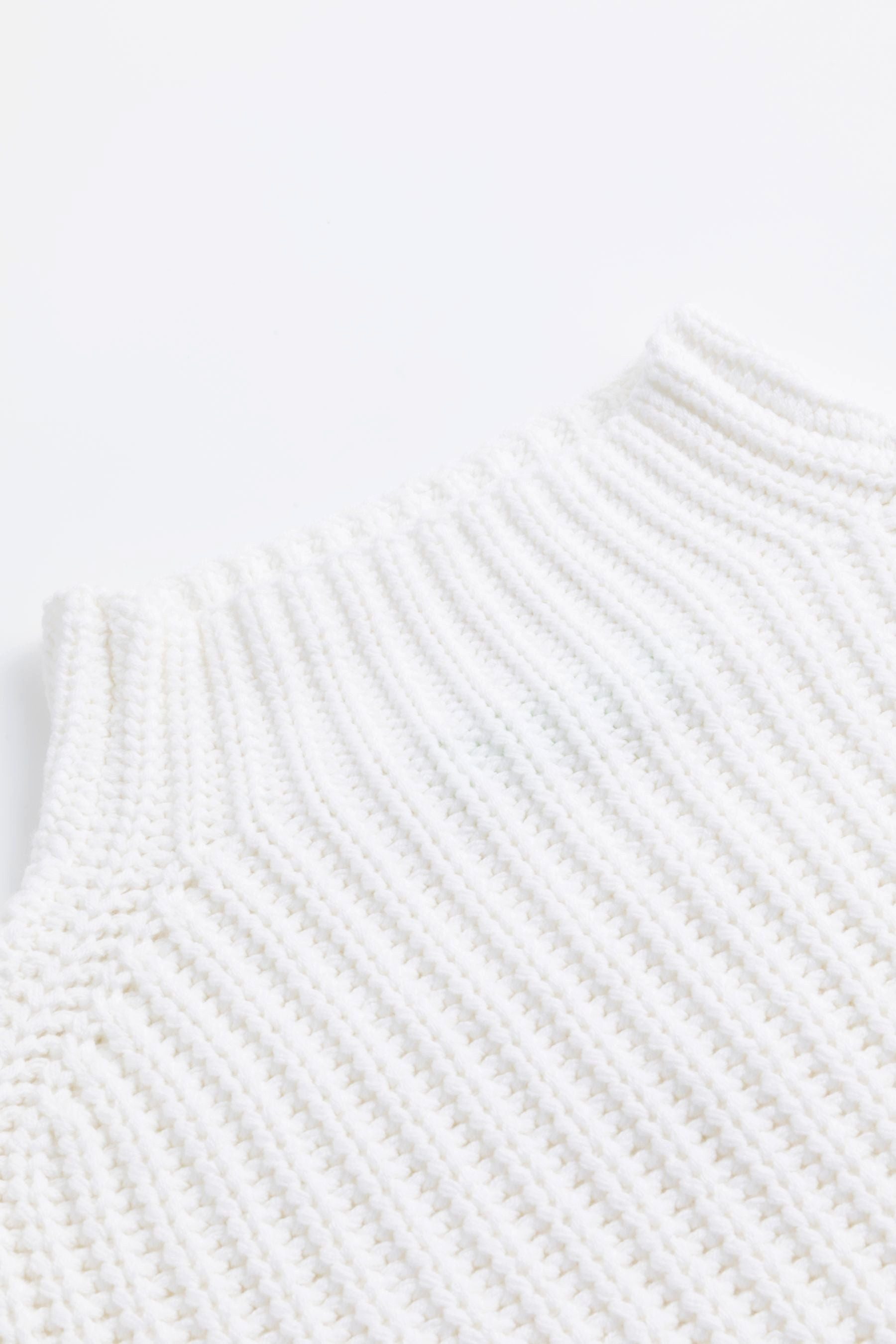 Cassis Strickpullover Cassis Strickpullover mit Stehkragen - WHITE