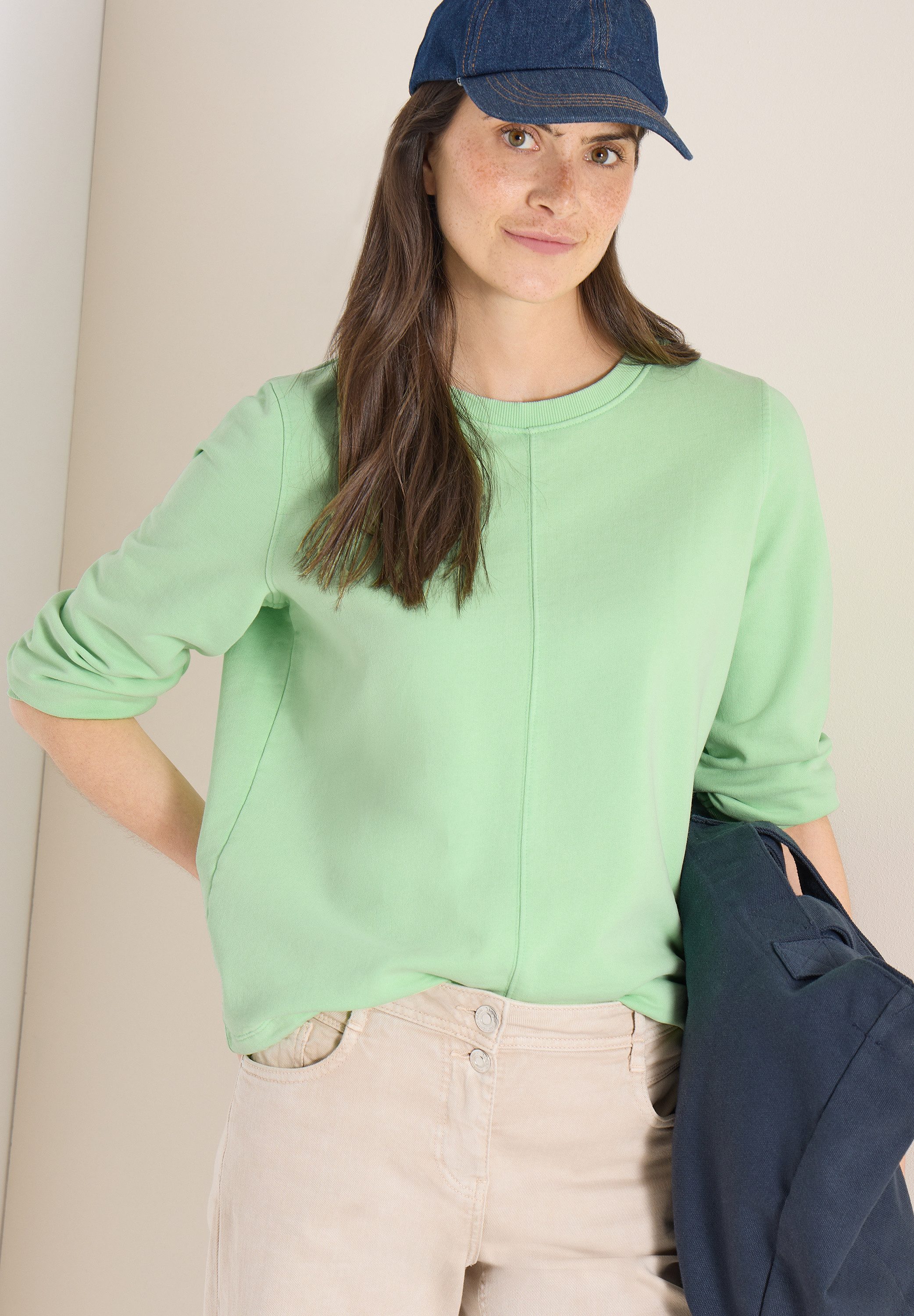 CECIL Sweatshirt aus reiner Baumwolle günstig online kaufen