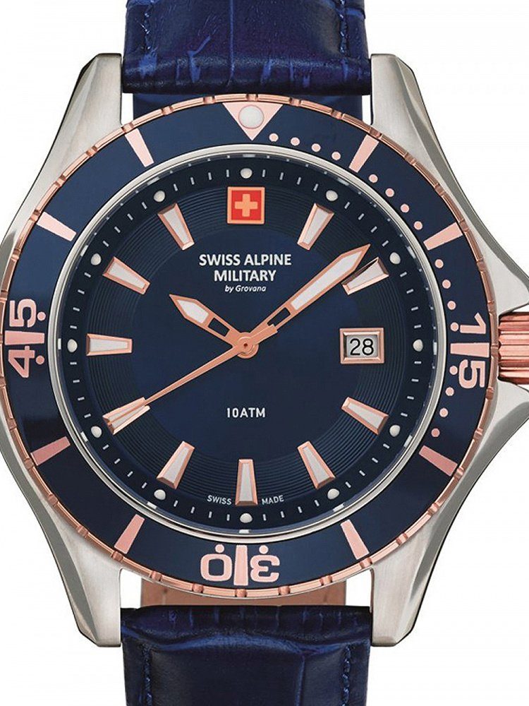 Swiss Alpine Military Quarzuhr Herren Swiss Alpine Military 7040.1555 44mm 10ATM