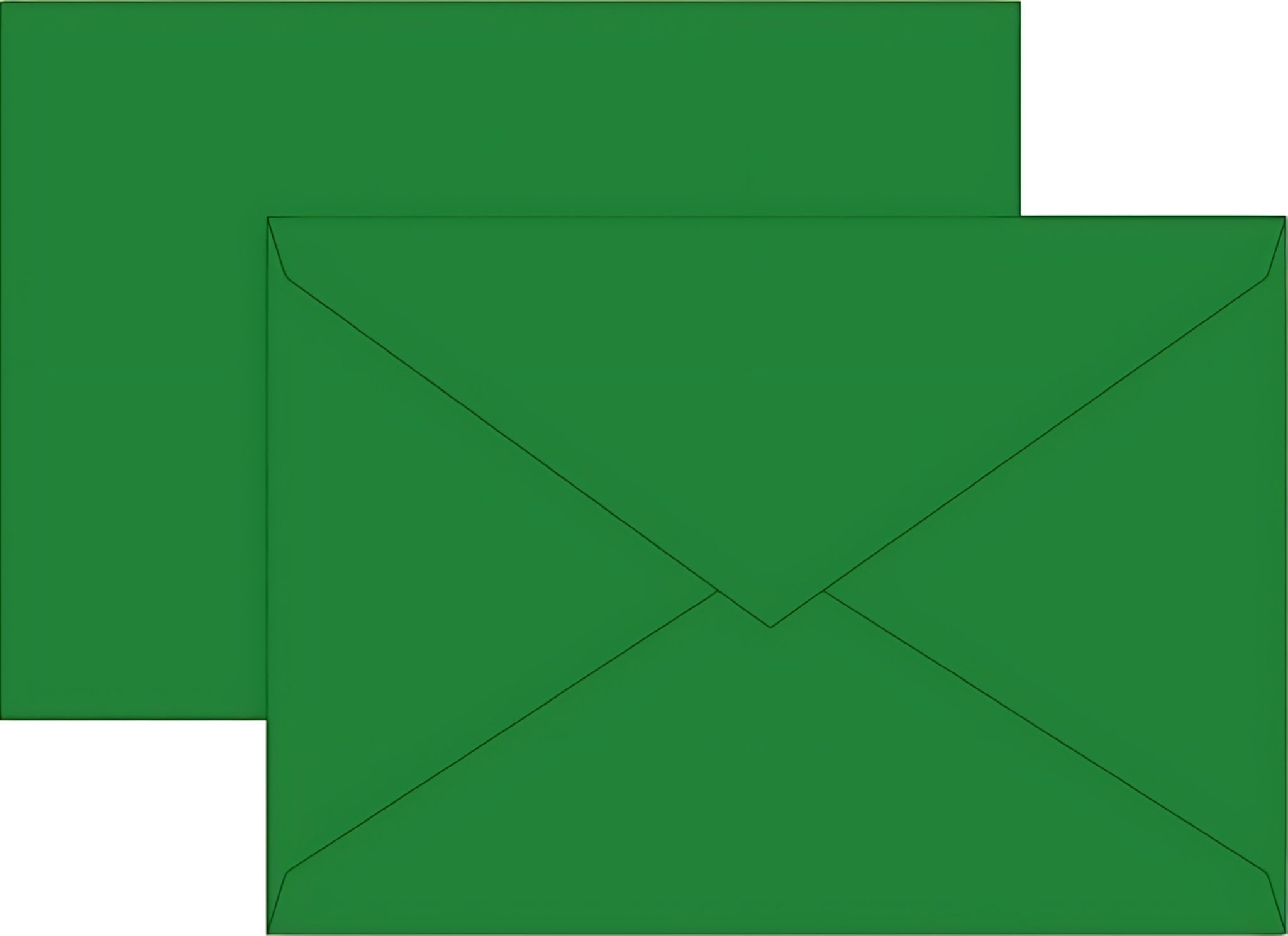 BRUNNEN Briefumschlag BRUNNEN Briefumschlag C6 80g dunkelgrün 10 Stück 105125259