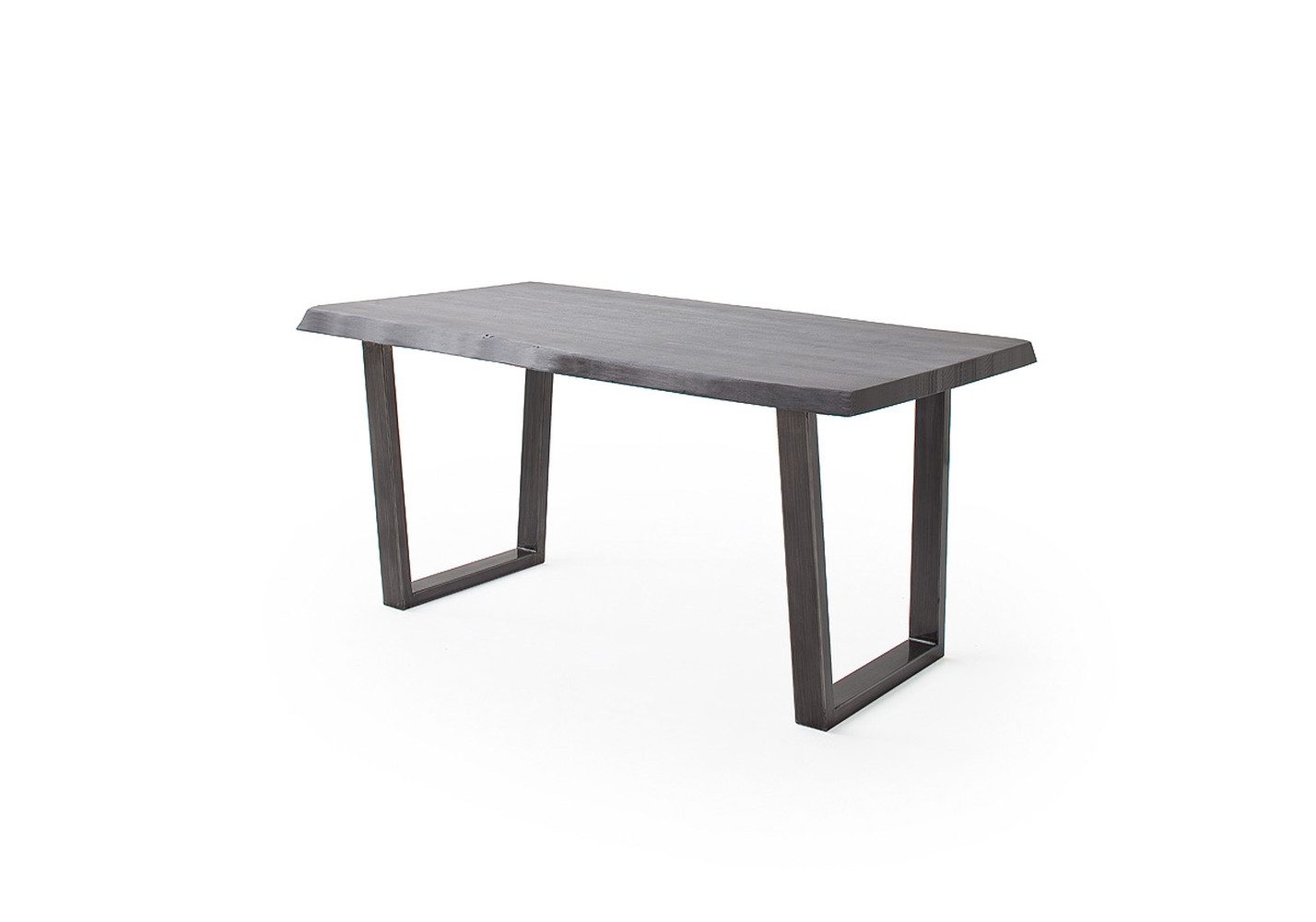 freiraum Baumkantentisch Calabria, in Akazie grau / antik - 200x79,5x100 (BxHxT)