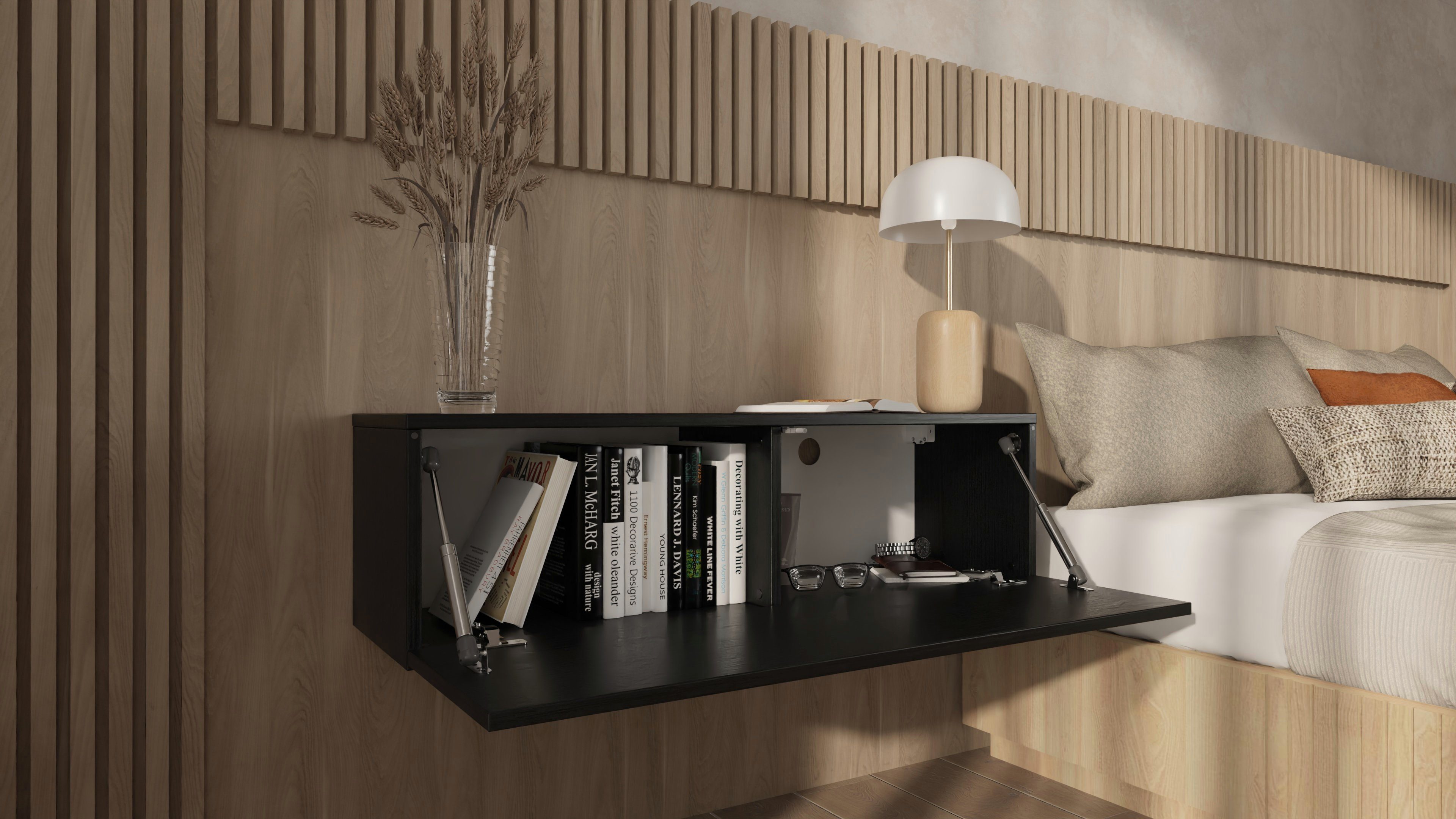 Platan Room Nachttisch, Wandschrank hängende Nachtkommode günstig online kaufen