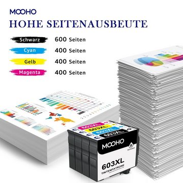 MOOHO für EPSON 603 XL XP-2100 2830 4100 2100 4105 Tintenpatrone