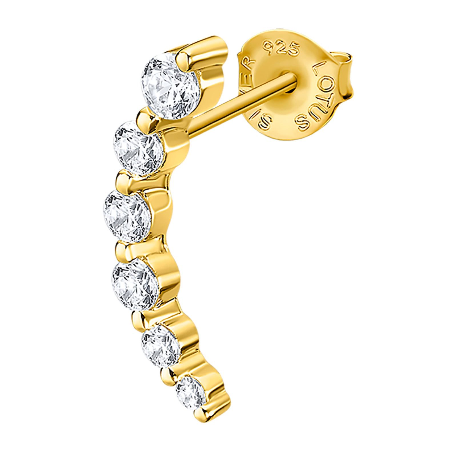 LOTUS SILVER Paar Ohrstecker LOTUS Silver Zirkoniastein 925 Silber (Ohrstec günstig online kaufen