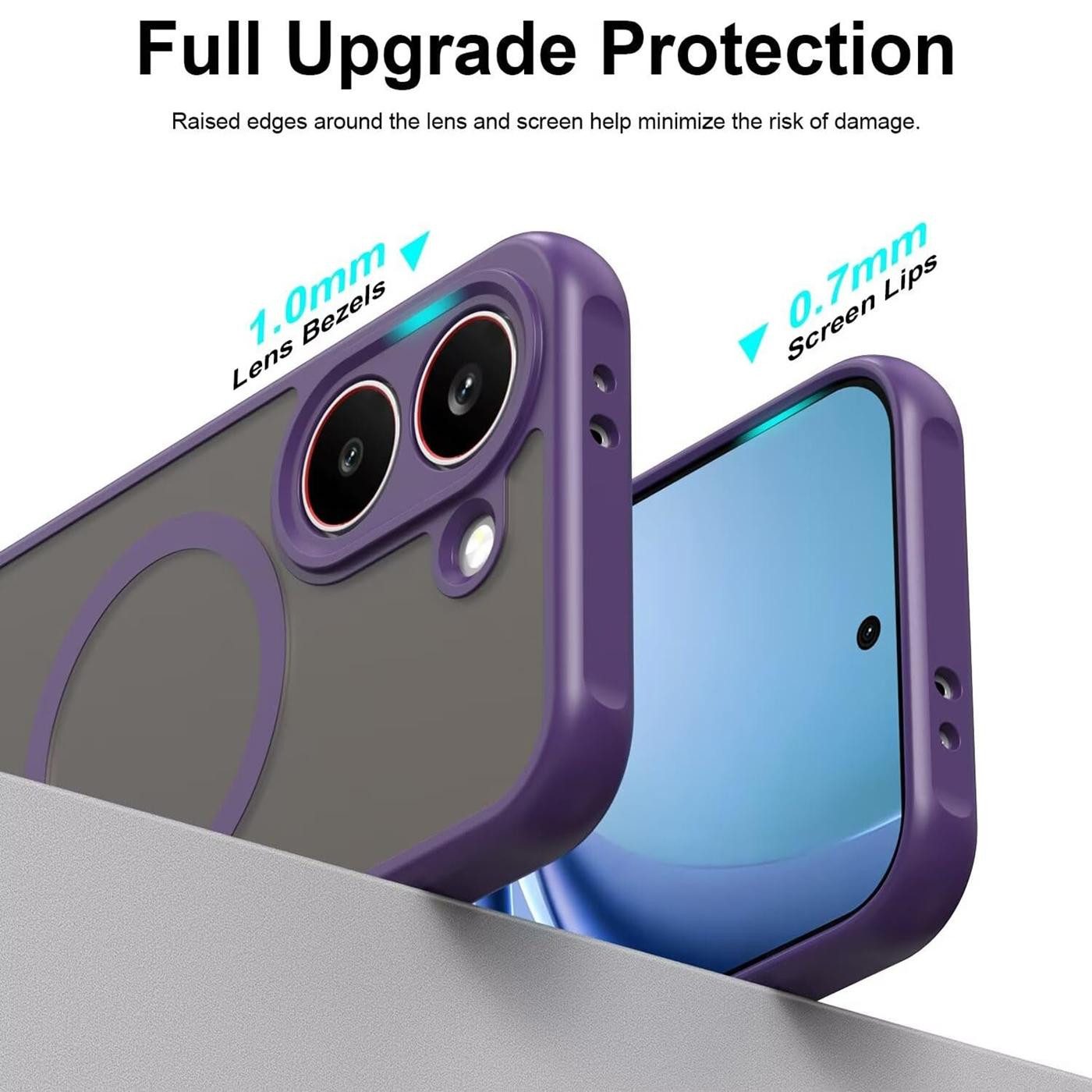 CoolGadget Handyhülle Magnet-Hülle für Xiaomi Poco X8 Pro Schutzhülle magnetisch 6,59 Zoll, Hülle Matt Stoßfest kompatibel mit QI-Laden Zubehör Kameraschutz Case