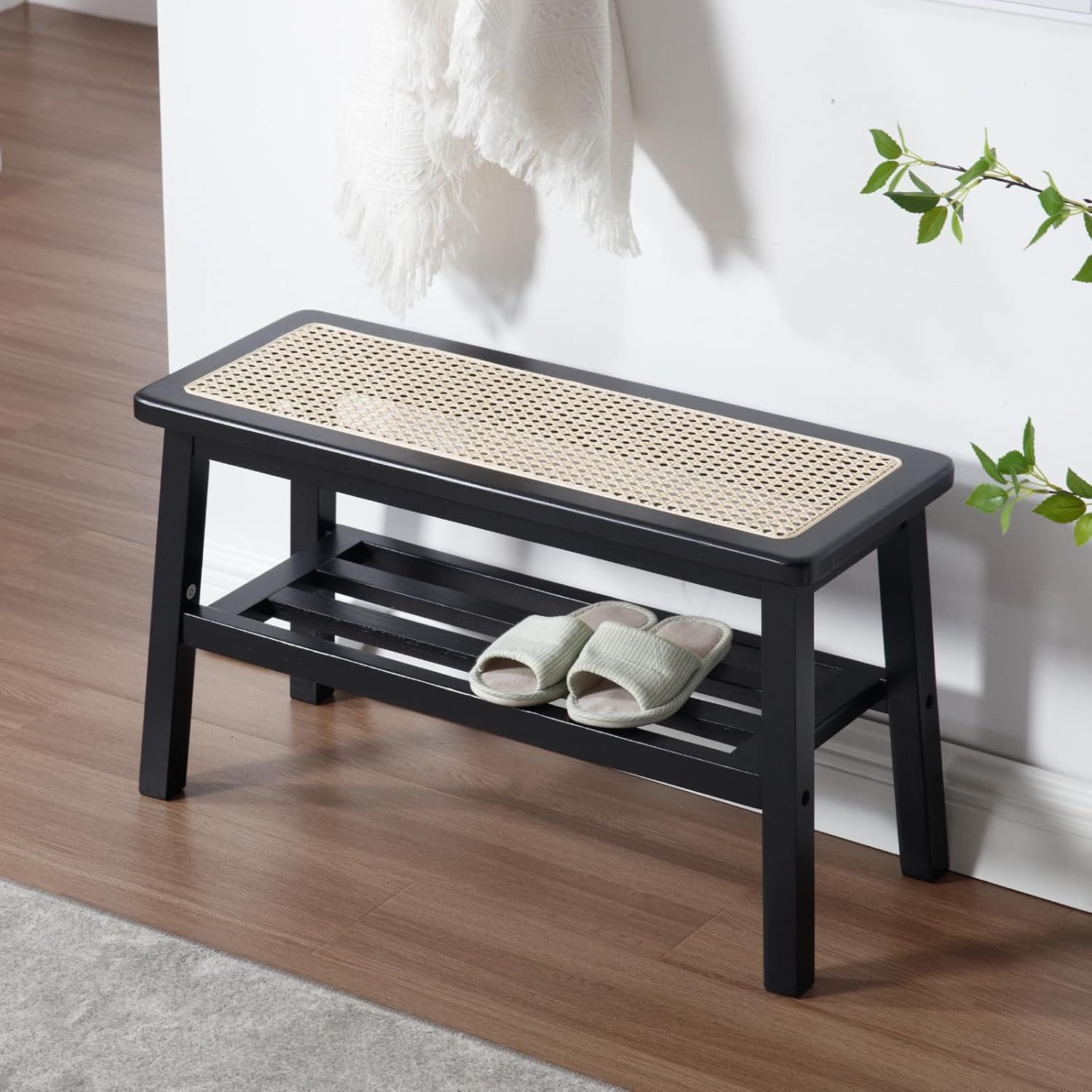 CHAIRUS Schuhbank Rattan-Küchenbank als Sitzbank, Schuhbank günstig online kaufen