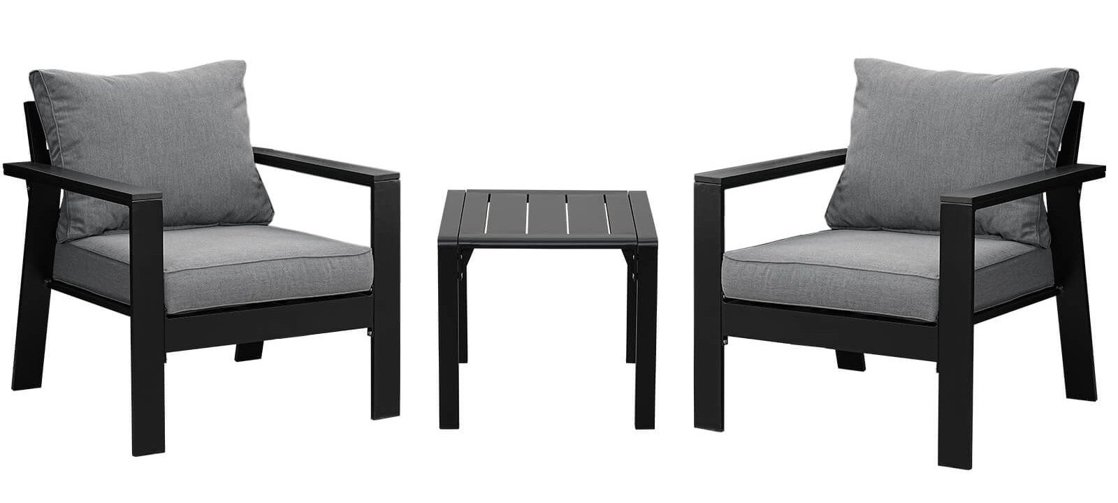 MeXo Gartenlounge-Set SGS zertifiziert, Aluminium Gartenmöbel günstig online kaufen