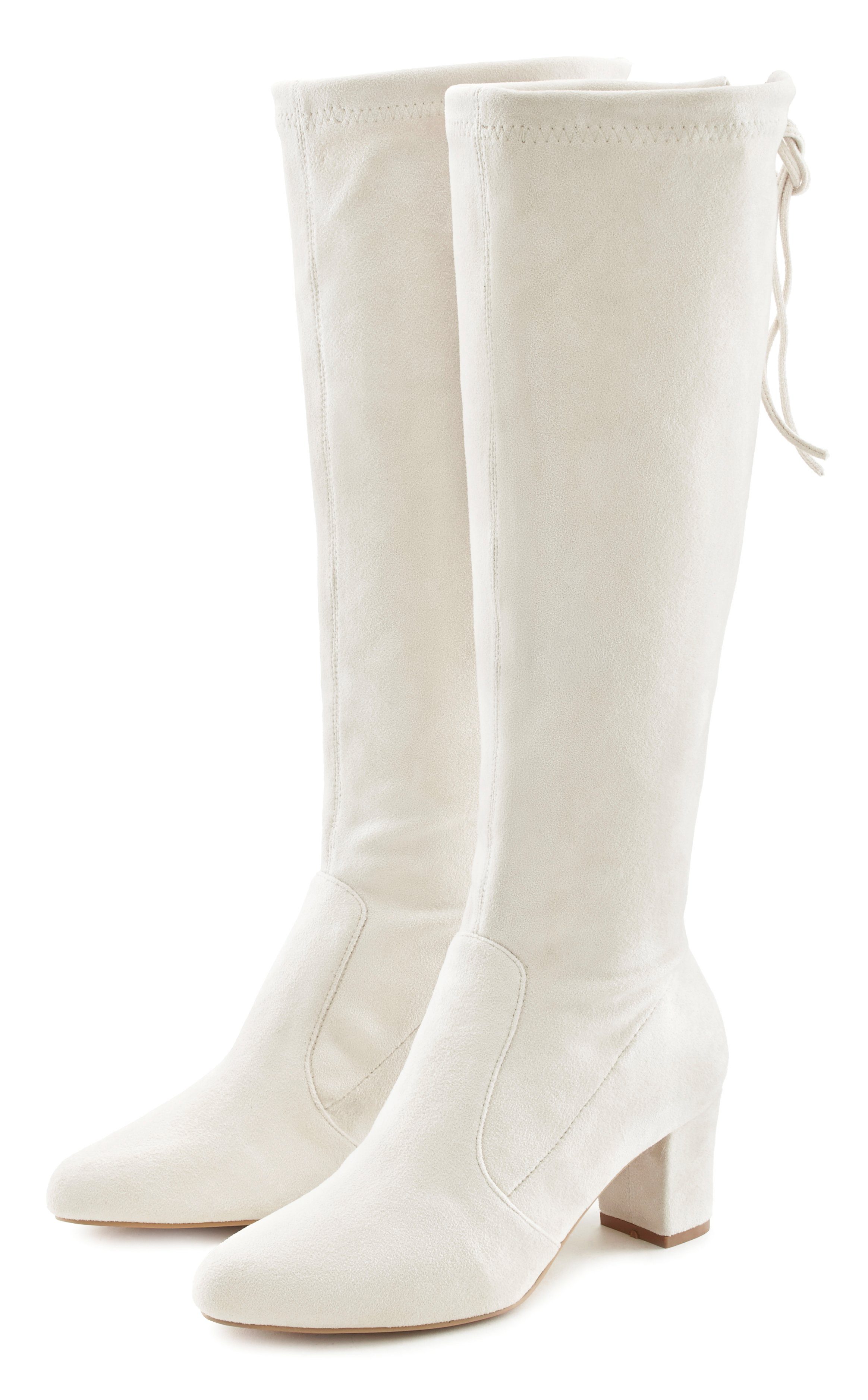 Beige Blockabsatz Stiefel für Damen online kaufen | OTTO