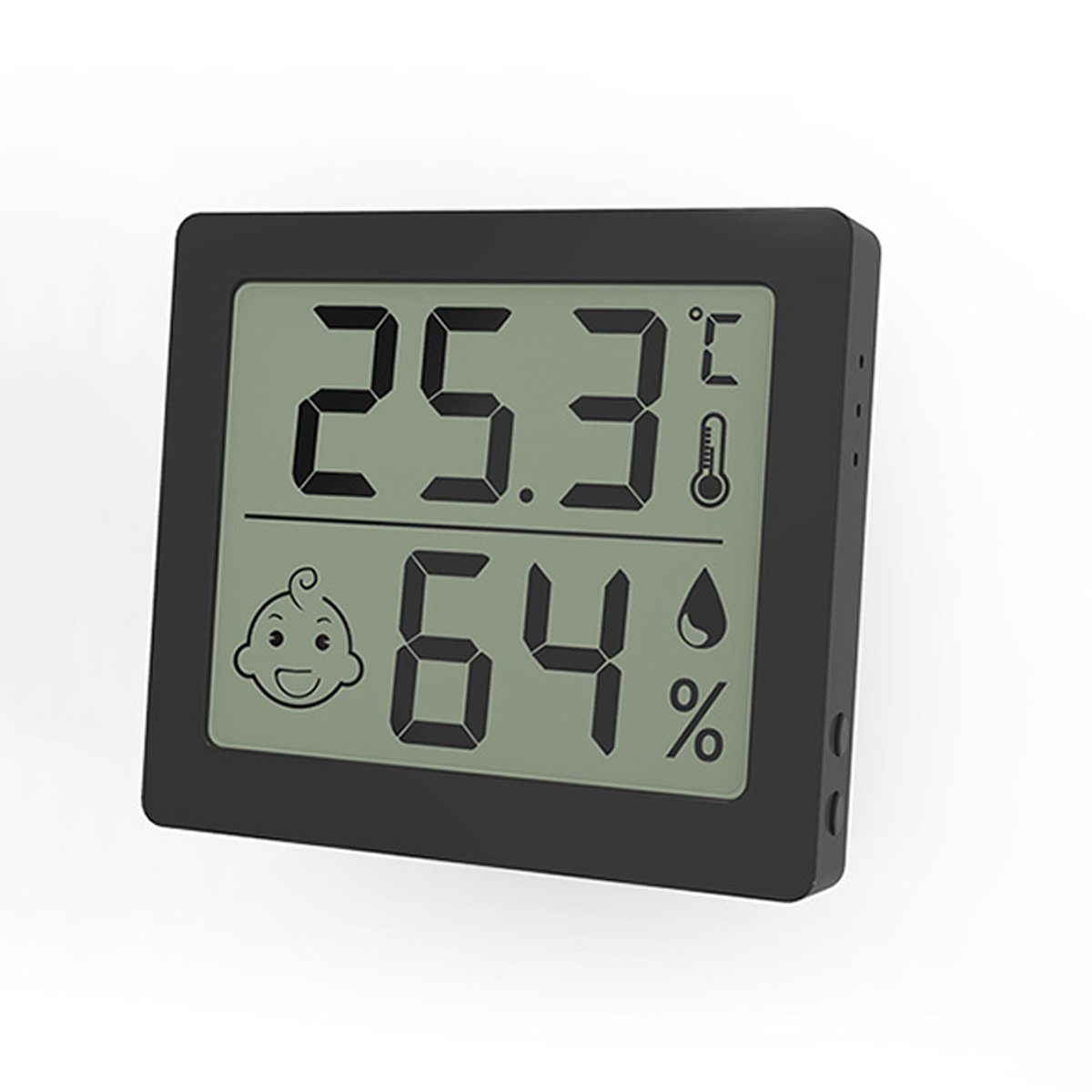 Elektronische Dedom Thermometer, Hygrometer, und Schwarz Thermometer Innenräume, Raumthermometer Thermometer, Haushalte Gärtnereien für Digitalthermometer,