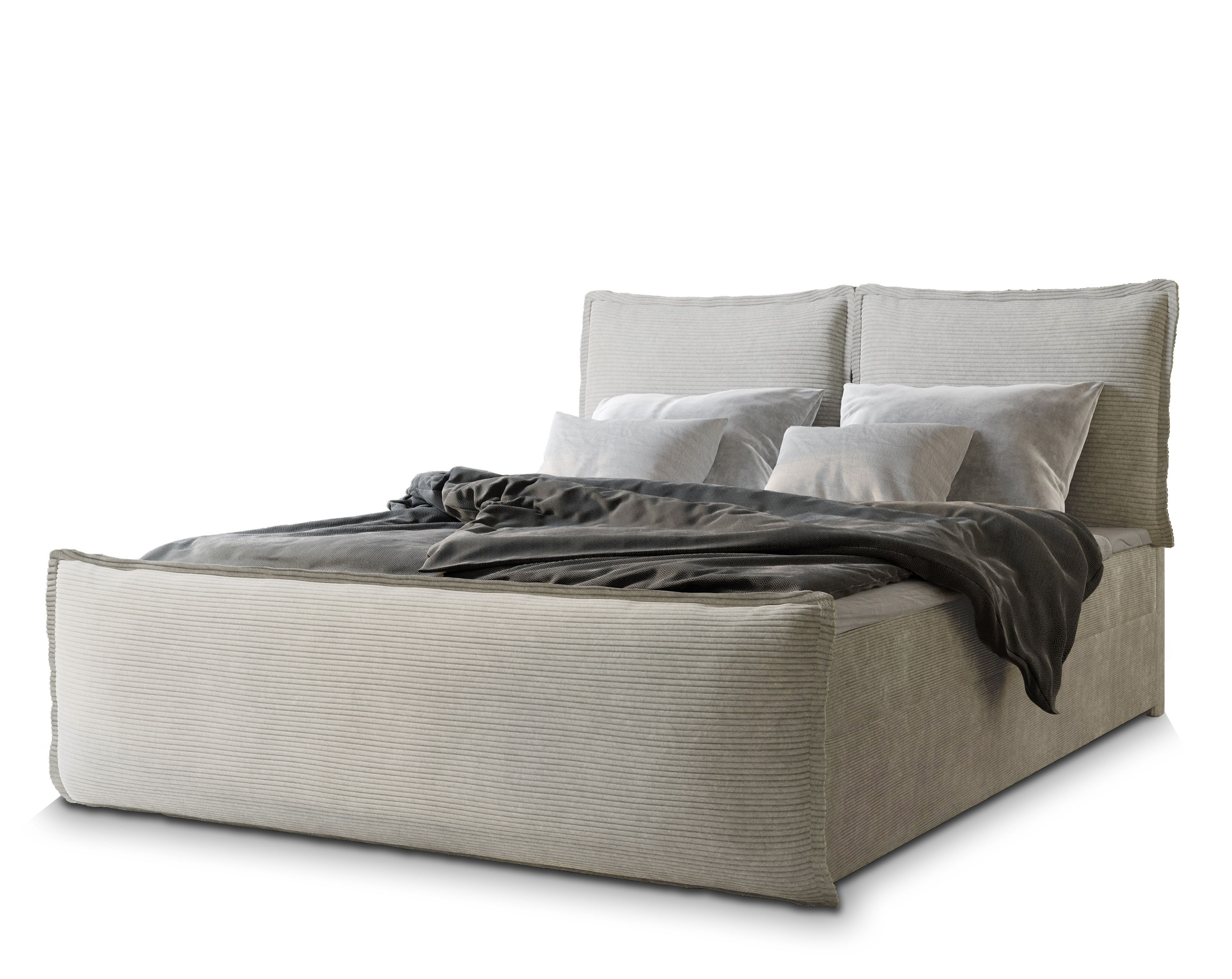 Masseno Boxbett MONTA 160x200 cm mit Bonell Matratze und Topper günstig online kaufen