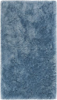 Badematte Porto Azzurro Homie Living, Höhe 30 mm, rutschhemmend beschichtet, fußbodenheizungsgeeignet, schnell trocknend, Polyester, rechteckig, Badteppich, uni, rechteckig & rund, waschbar, Badezimmerteppich