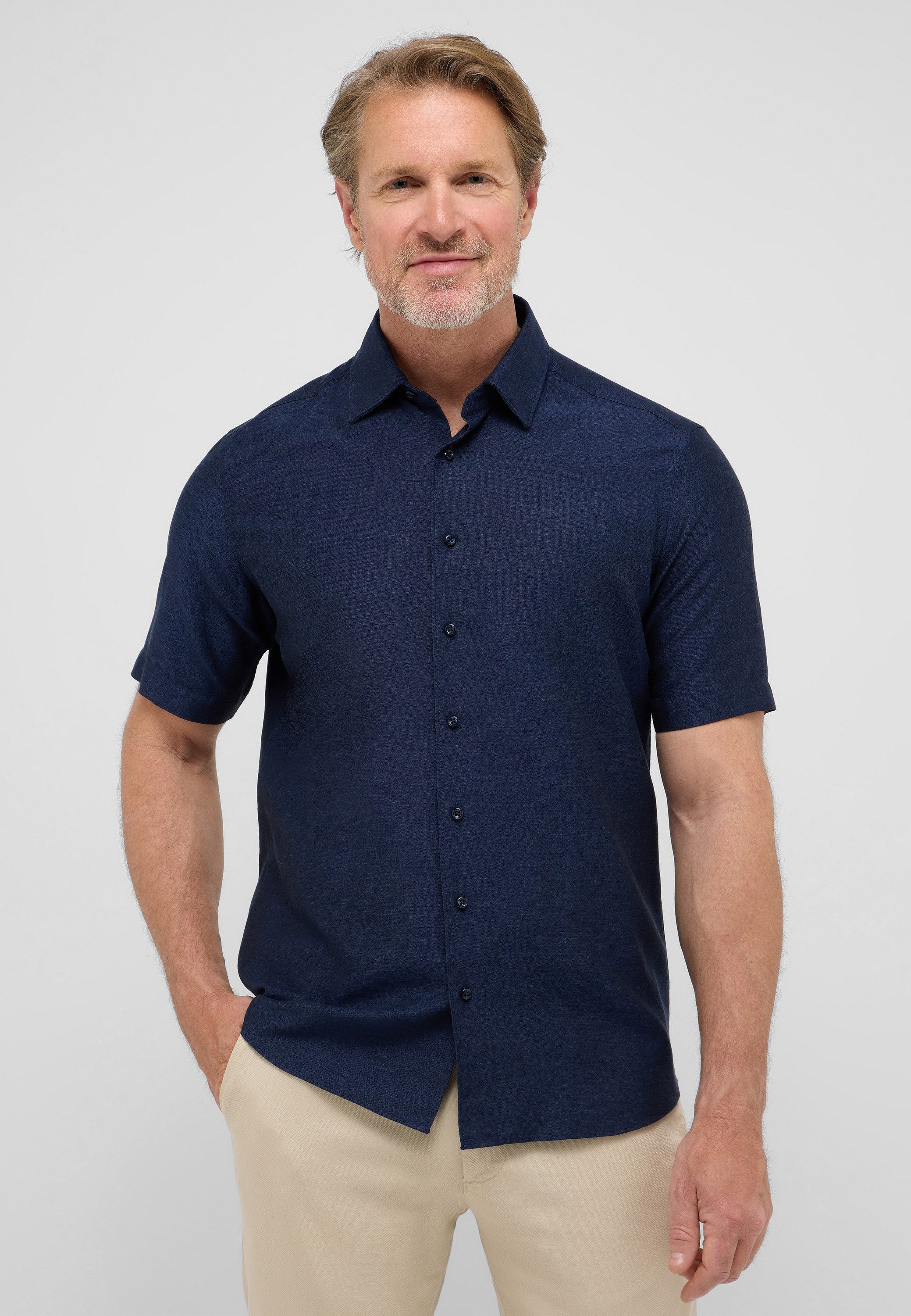 Eterna Kurzarmhemd MODERN FIT EASY IRON günstig online kaufen