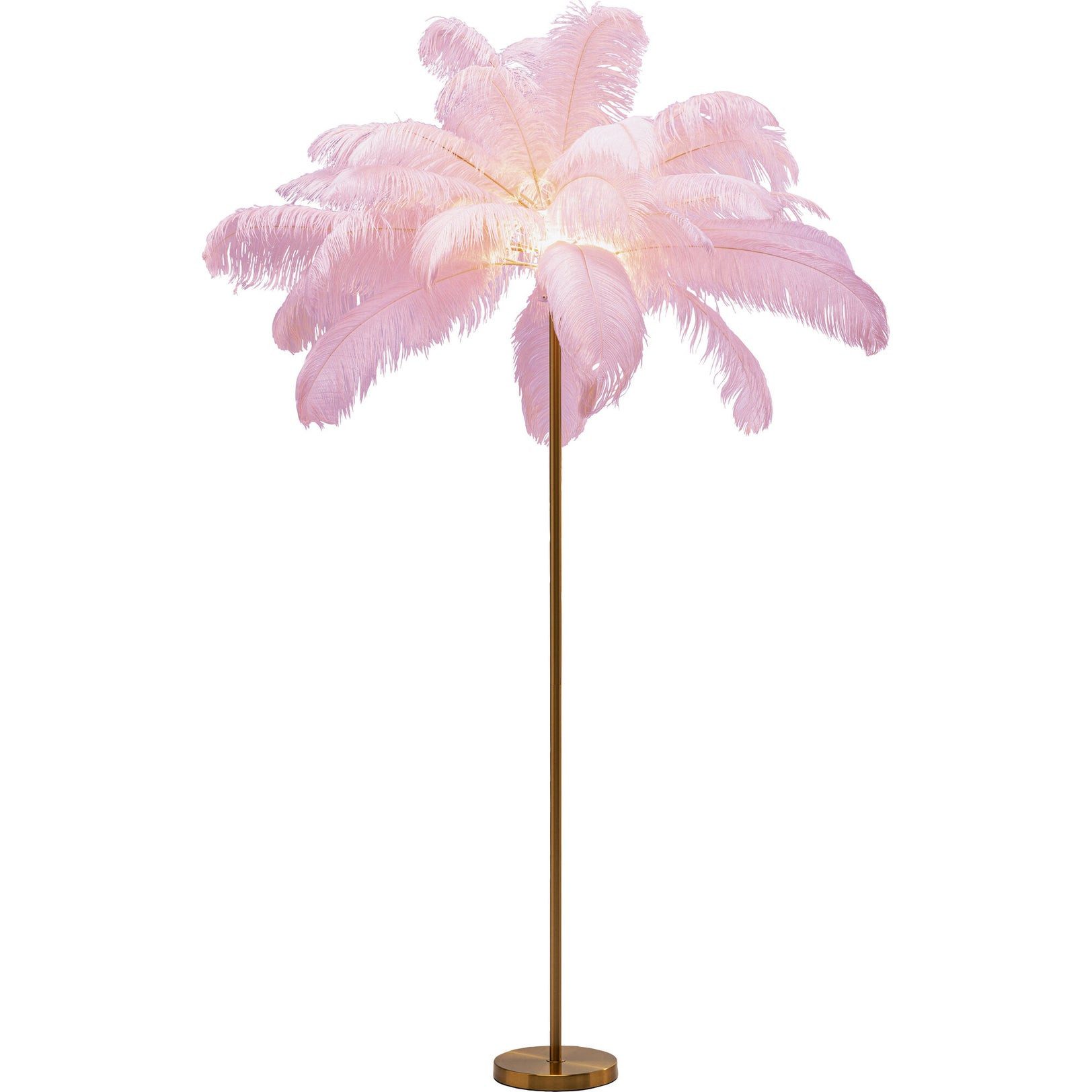Kare Design Stehlampe Feather Palm, ohne Leuchtmittel